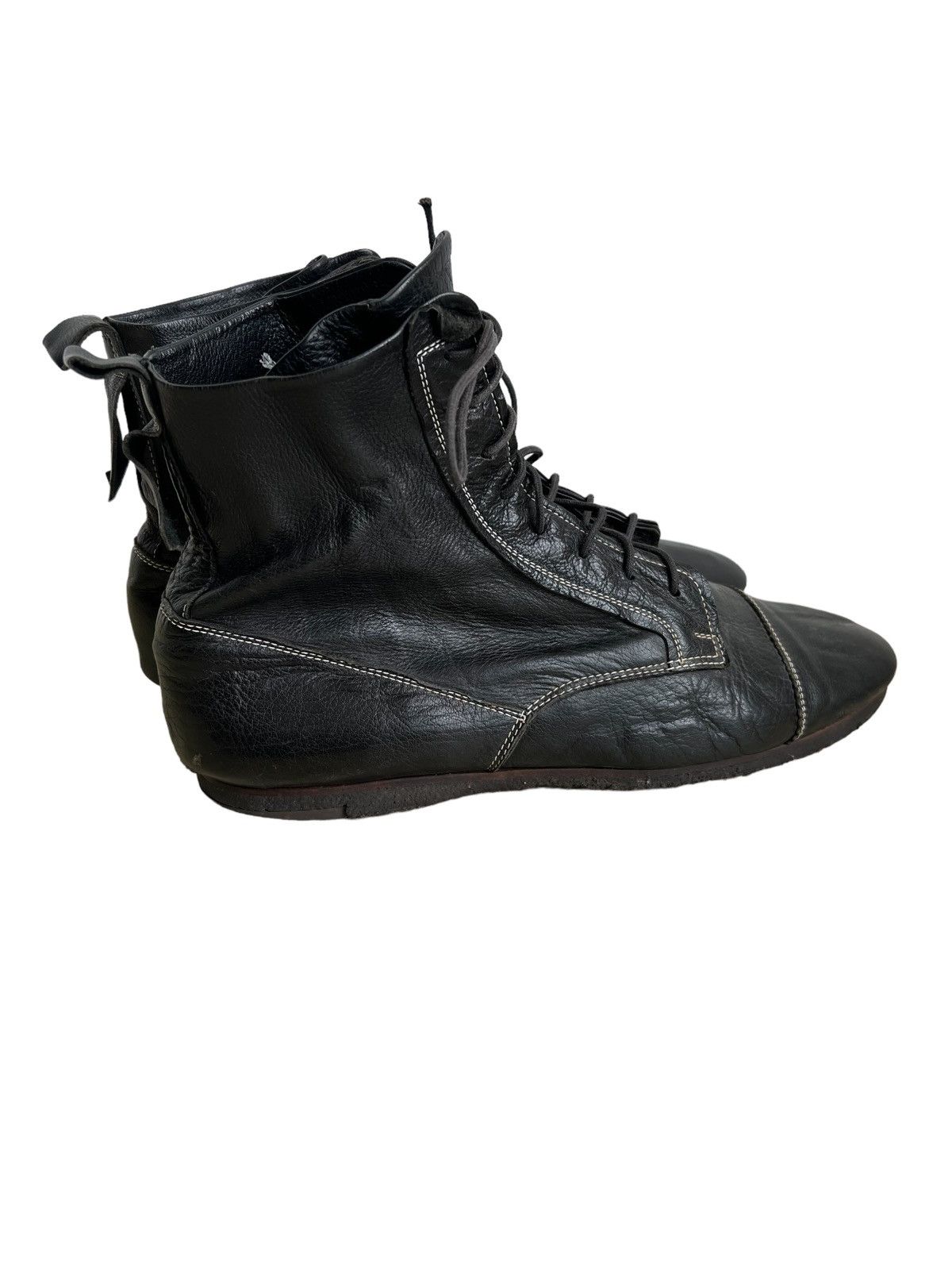 Maison MIHARA YASUHIRO GRAIL🔥Miharayasuhiro 🇯🇵 Calf Leather Tactical High Boots Size US 8 / EU 41 - 5 Thumbnail