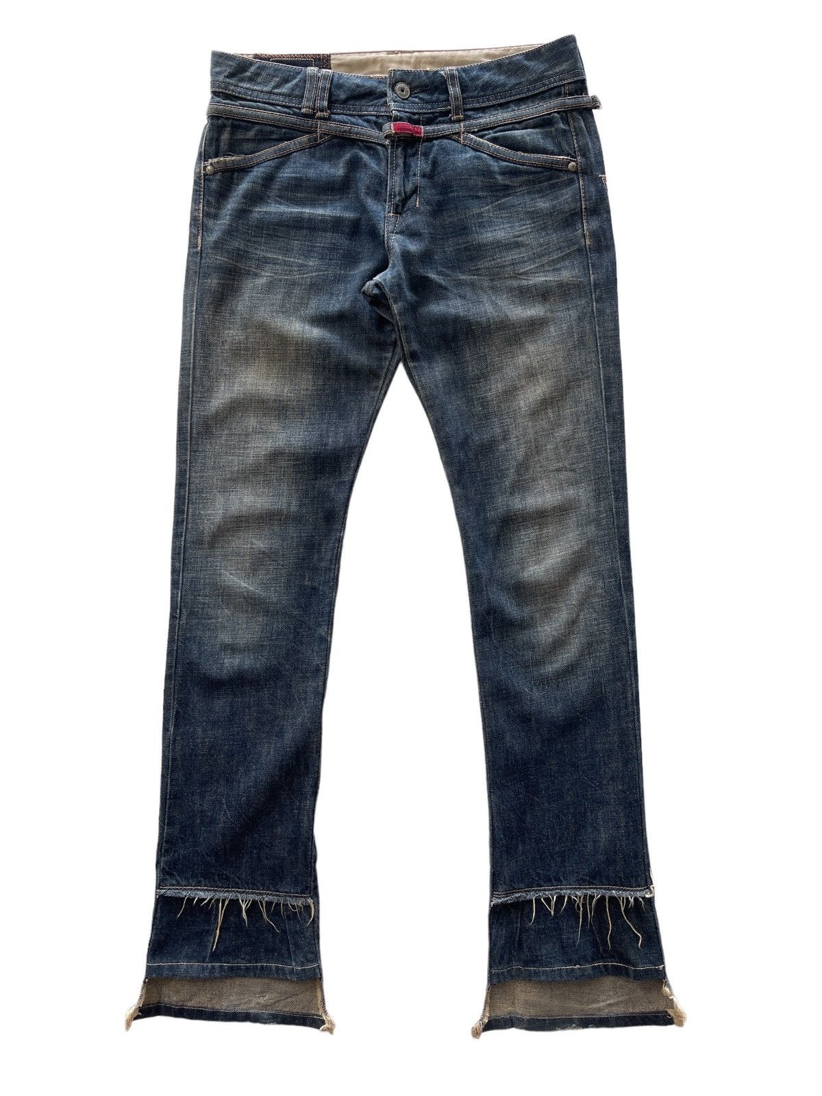 Marithe + Francois Girbaud MFG Flare Denim Size 31" - 2 Thumbnail