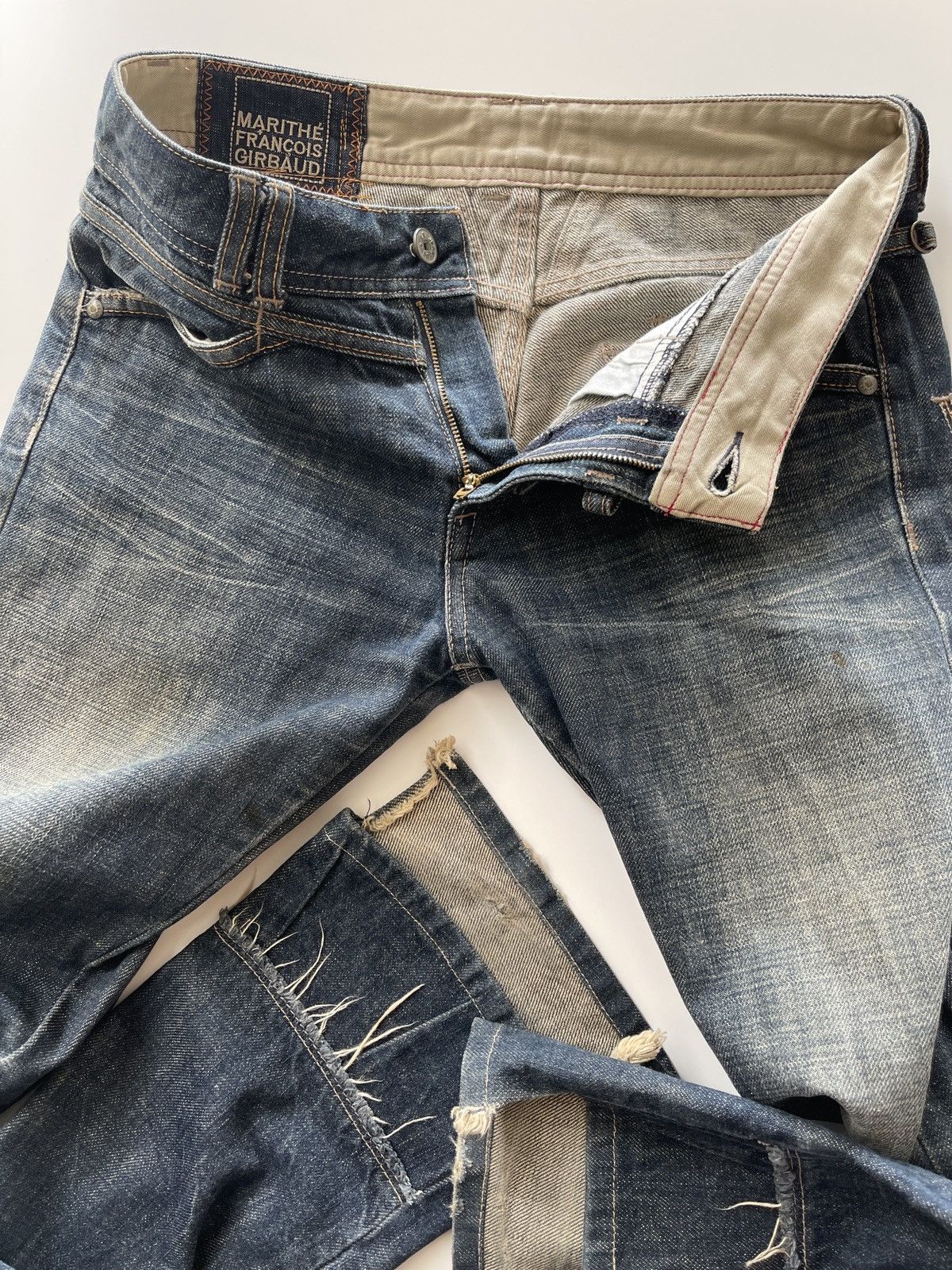 Marithe + Francois Girbaud MFG Flare Denim Size 31" - 15 Thumbnail