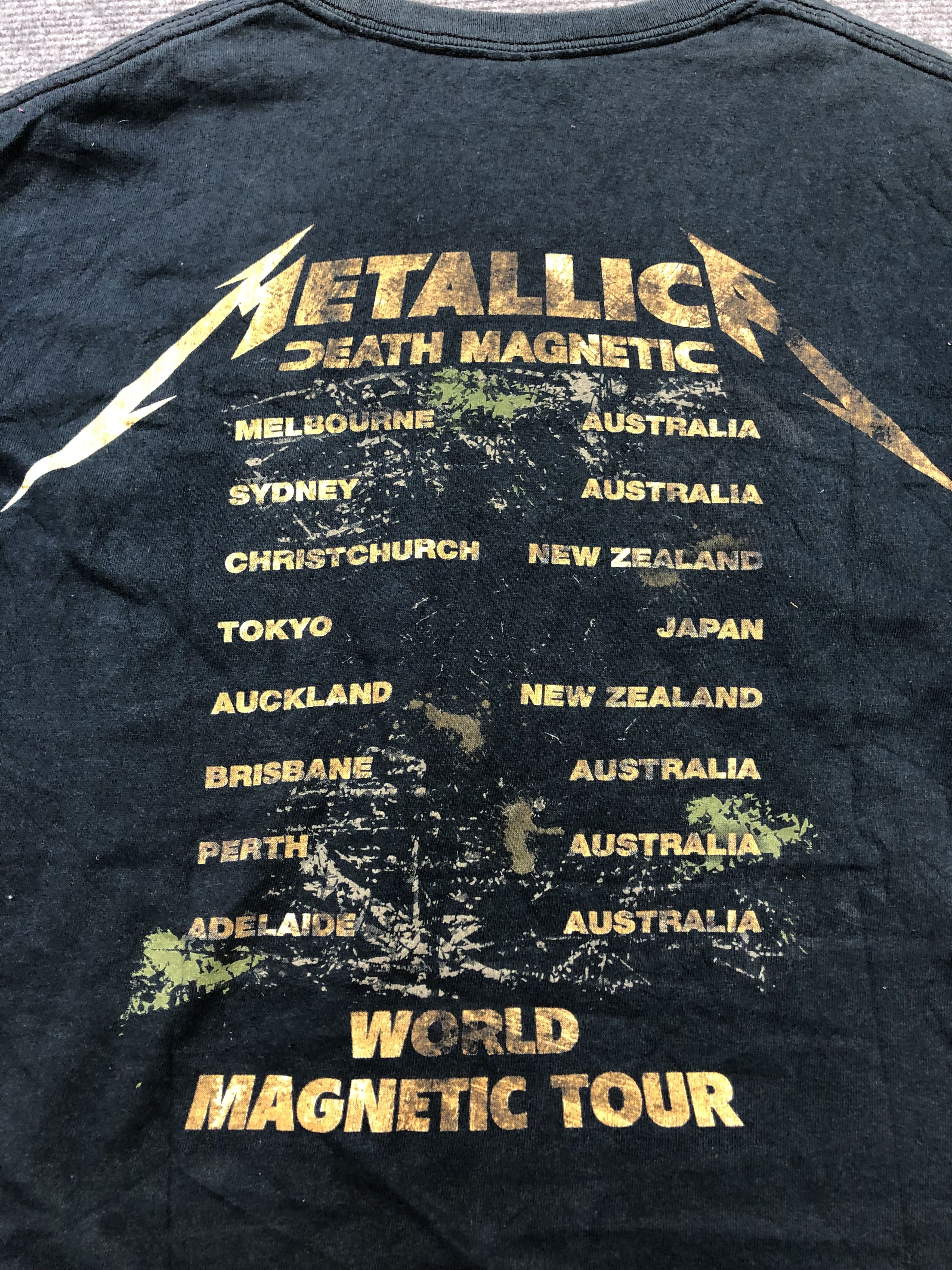 Band Tees Metallica Death Magnetic Tour Size US M / EU 48-50 / 2 - 6 Thumbnail