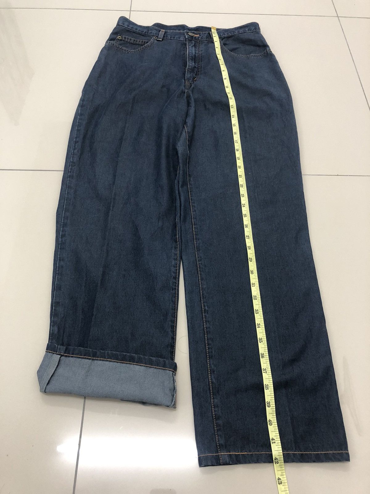 Kenzo Vintage KENZO JEANS Floral Embroidered Japan Denim Pant Size US 30 / EU 46 - 12 Thumbnail