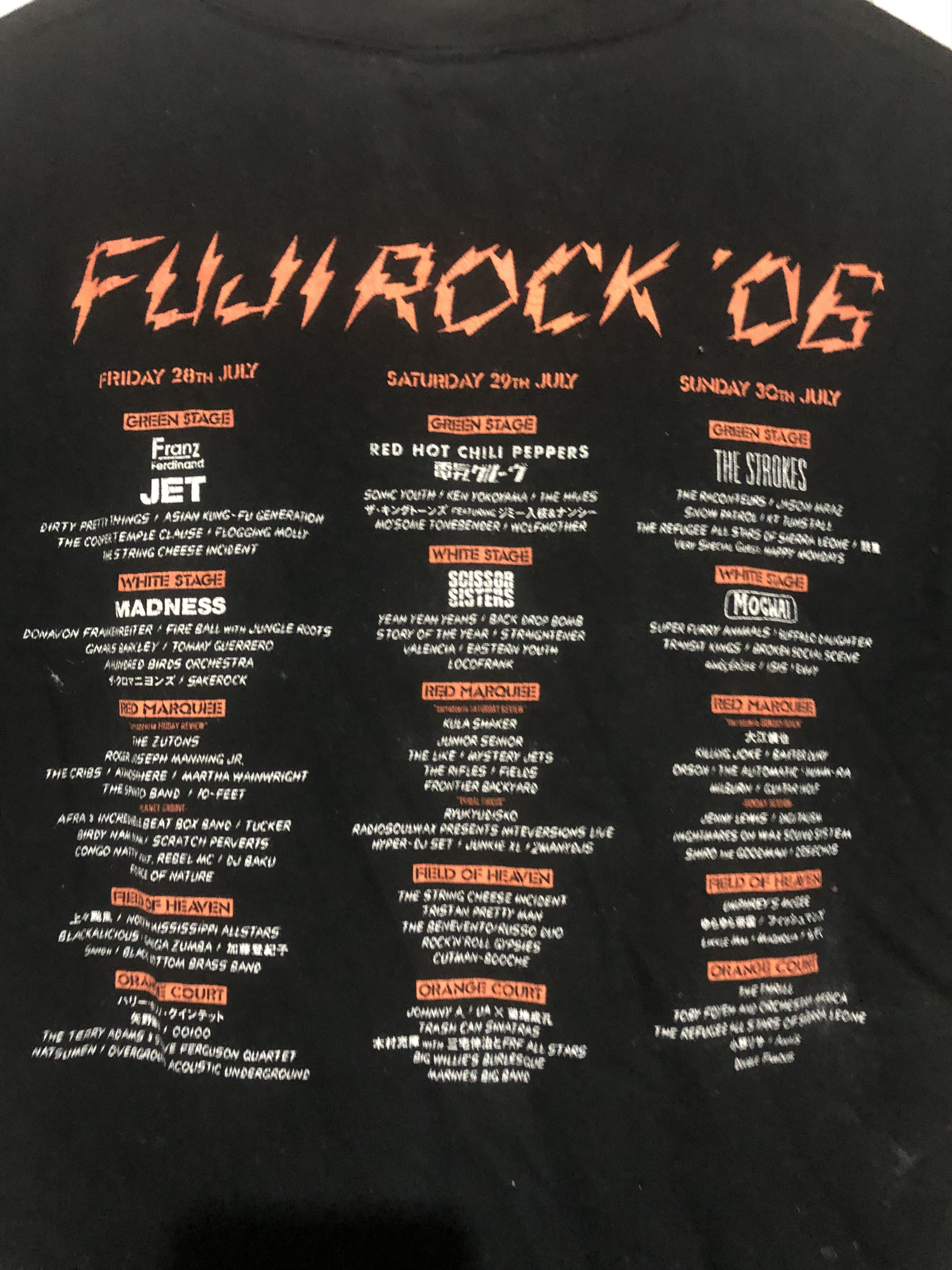Band Tees Vintage Fuji Rock Festival Naked Girl Tshirt Size US S / EU 44-46 / 1 - 4 Thumbnail