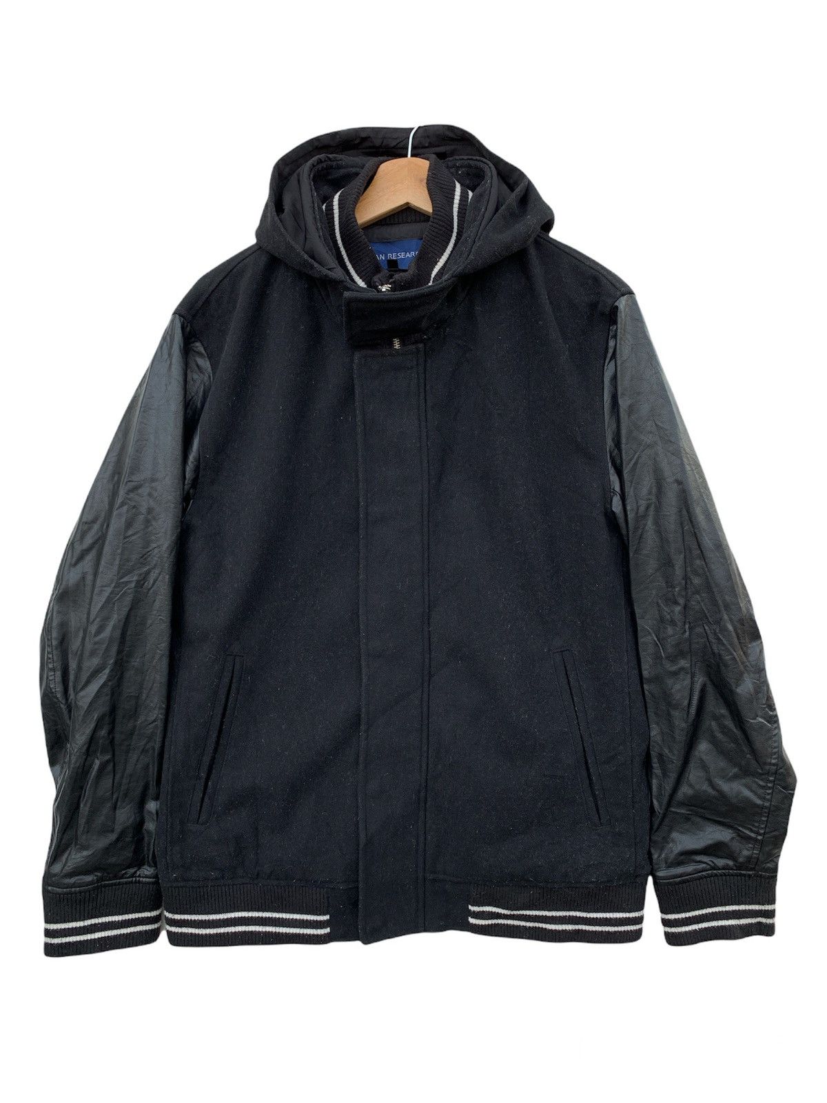 Japanese Brand × URBAN RESEARCH DOORS Japanese Brand Varsity Urban Rerearch Bomber Jacket Hoodie Size US XXS / EU 40 - 1 Thumbnail