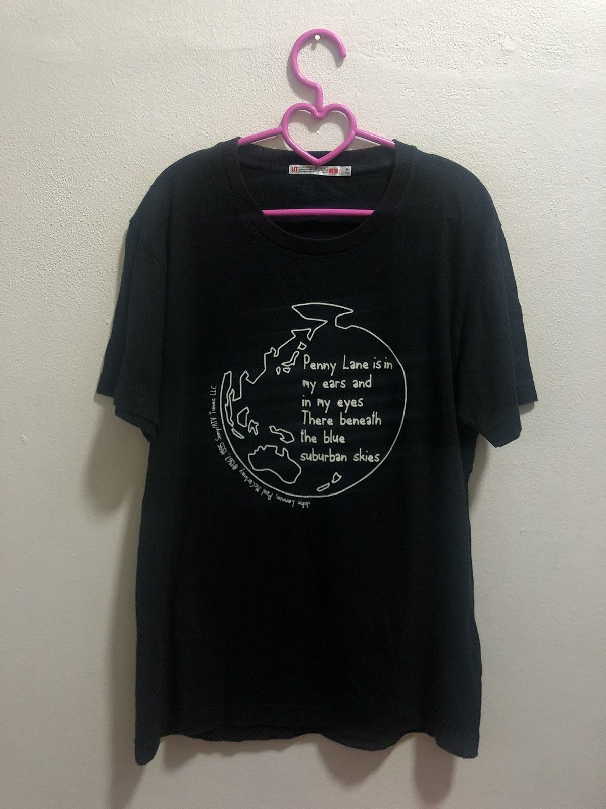 Band Tees 1967 JOHN LENNON PAUL MCCARTNEY The Beatles Penny Lane Tee Size US M / EU 48-50 / 2 - 1 Thumbnail
