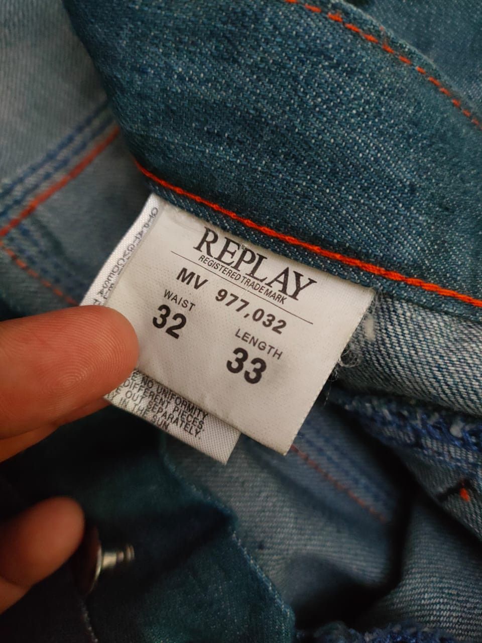 JNCO Replay Denim Size US 35 - 7 Thumbnail