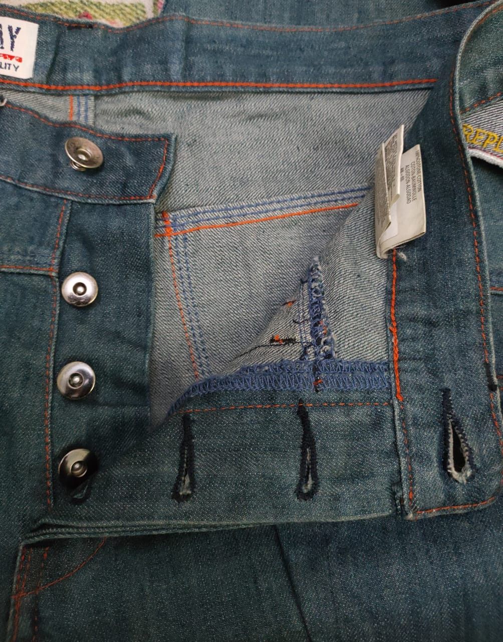 JNCO Replay Denim Size US 35 - 5 Thumbnail