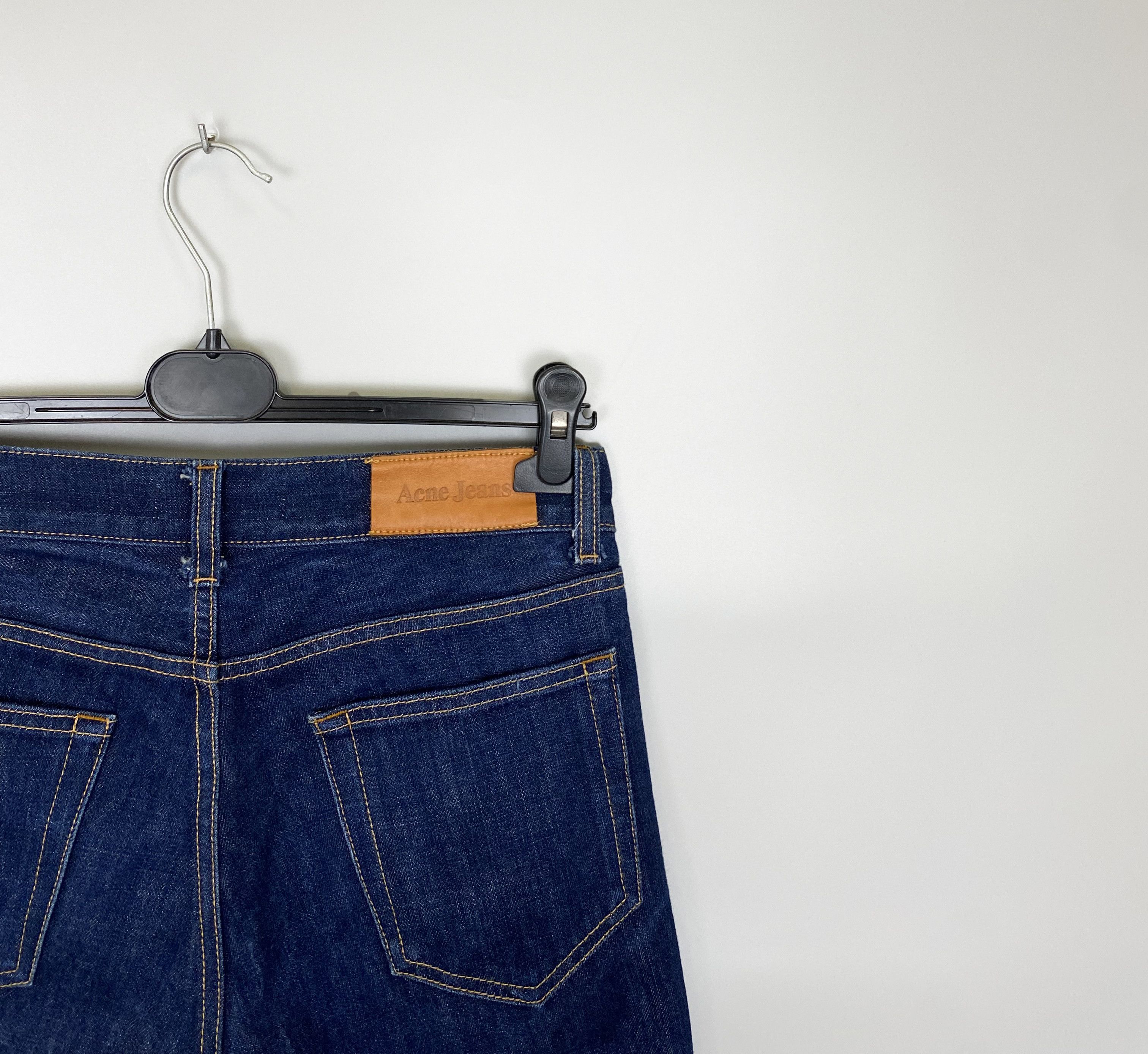 Acne Studios ACNE Jeans Mic Another Raw Leather Patch W29 L32 Size US 29 - 8 Thumbnail