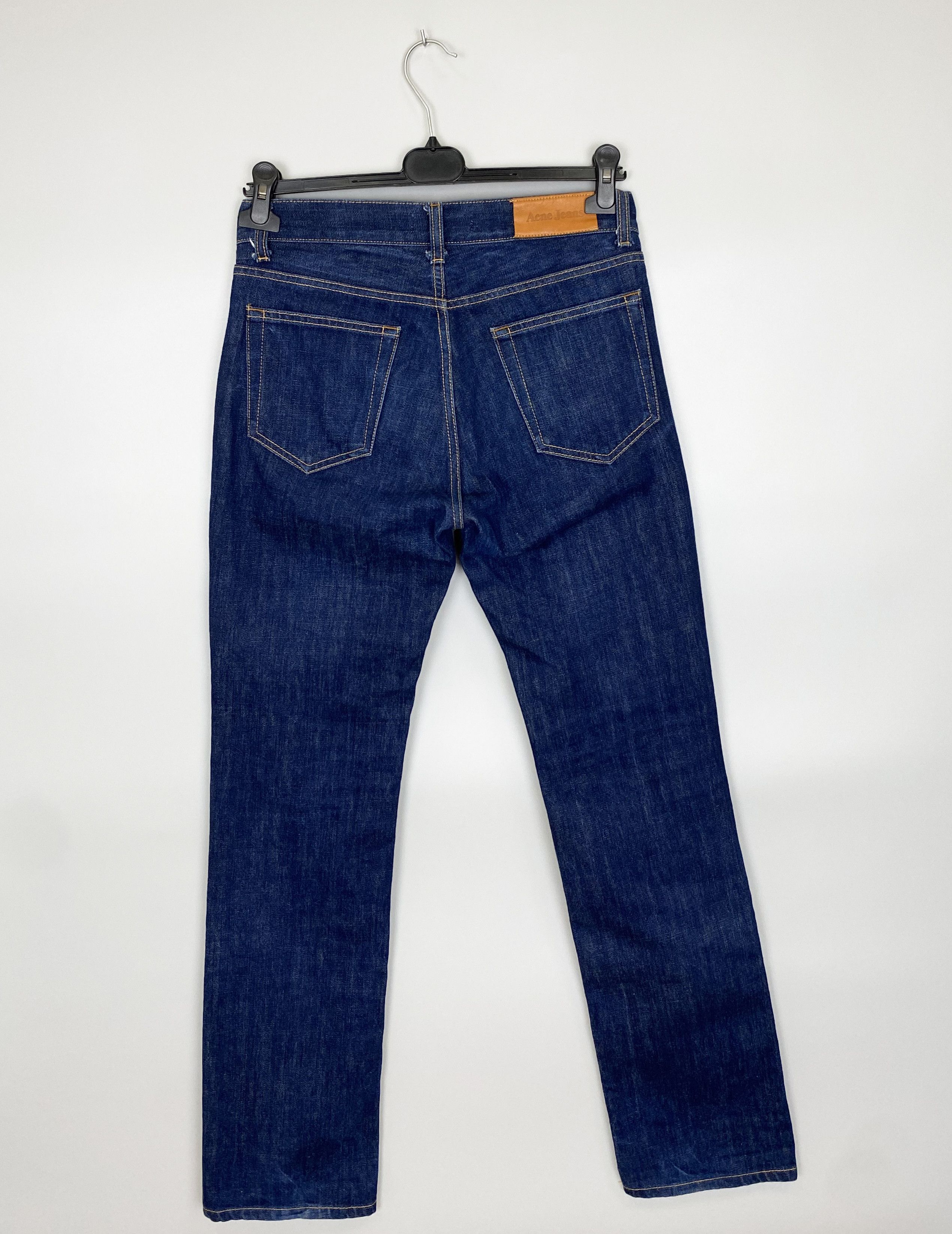 Acne Studios ACNE Jeans Mic Another Raw Leather Patch W29 L32 Size US 29 - 7 Thumbnail