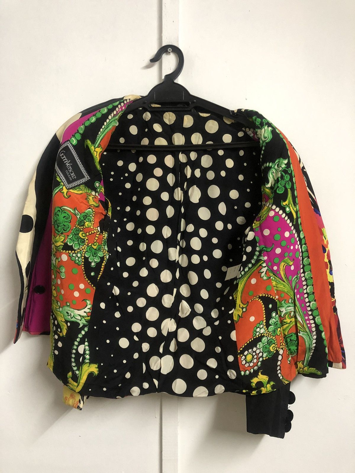 Versace Jeans Couture Rare 90s Vintage GIANNI VERSACE COUTURE Pop Art Silk Printed Size XS / US 0-2 / IT 36-38 - 3 Thumbnail