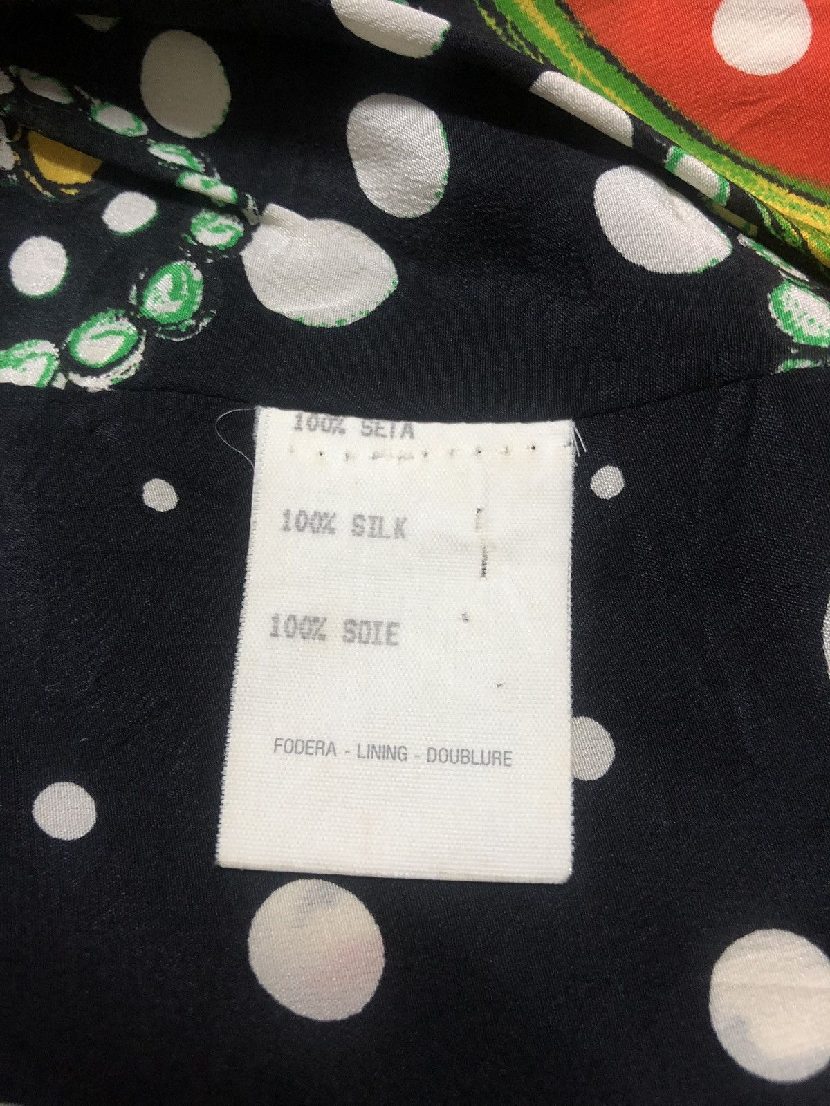 Versace Jeans Couture Rare 90s Vintage GIANNI VERSACE COUTURE Pop Art Silk Printed Size XS / US 0-2 / IT 36-38 - 9 Thumbnail
