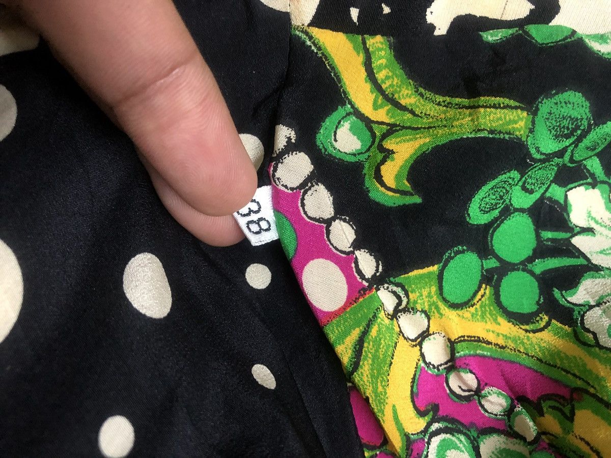 Versace Jeans Couture Rare 90s Vintage GIANNI VERSACE COUTURE Pop Art Silk Printed Size XS / US 0-2 / IT 36-38 - 6 Thumbnail