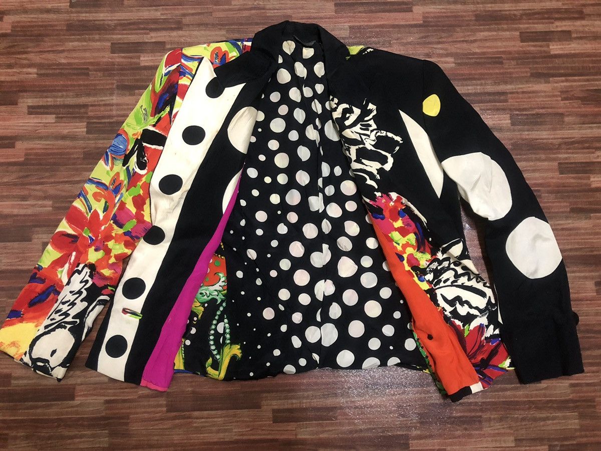 Versace Jeans Couture Rare 90s Vintage GIANNI VERSACE COUTURE Pop Art Silk Printed Size XS / US 0-2 / IT 36-38 - 2 Thumbnail
