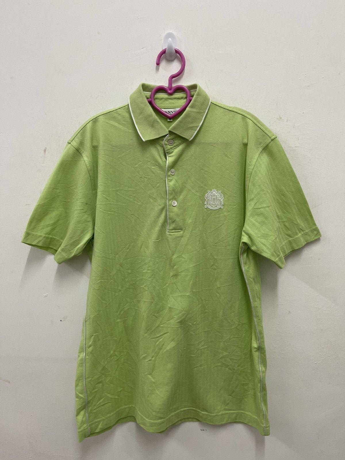image of Lanvin Sport Polo Shirt in Green, Men's (Size Small)