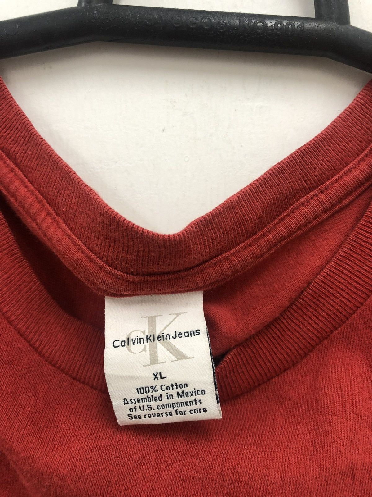 Calvin Klein Rare 90s Vintage CALVIN KLEIN JEANS CK Spell Out Shirt Size US XL / EU 56 / 4 - 3 Thumbnail