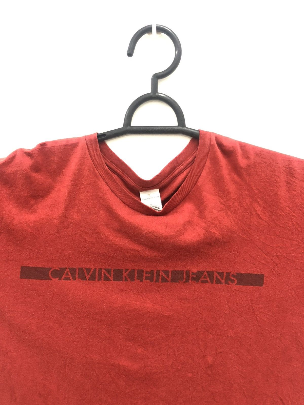 Calvin Klein Rare 90s Vintage CALVIN KLEIN JEANS CK Spell Out Shirt Size US XL / EU 56 / 4 - 2 Thumbnail