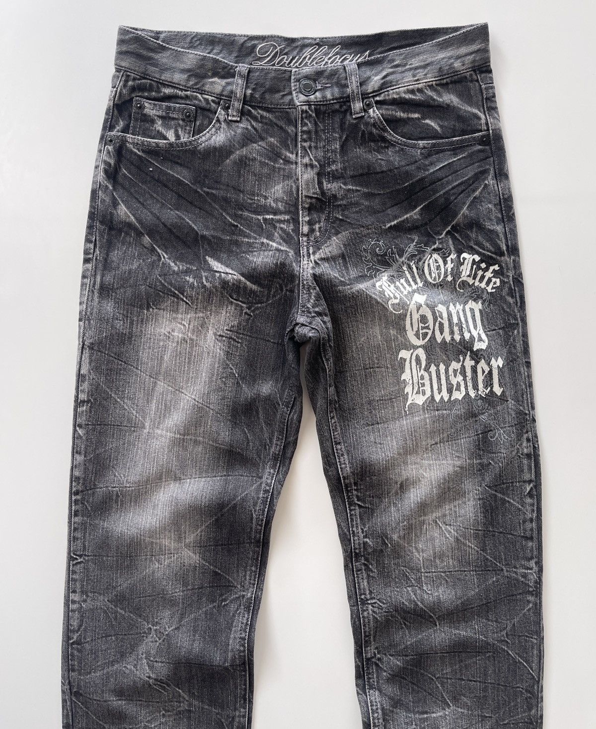Japanese Brand Double Focus Streetfashion Rusty Denim Size US 31 - 3 Thumbnail