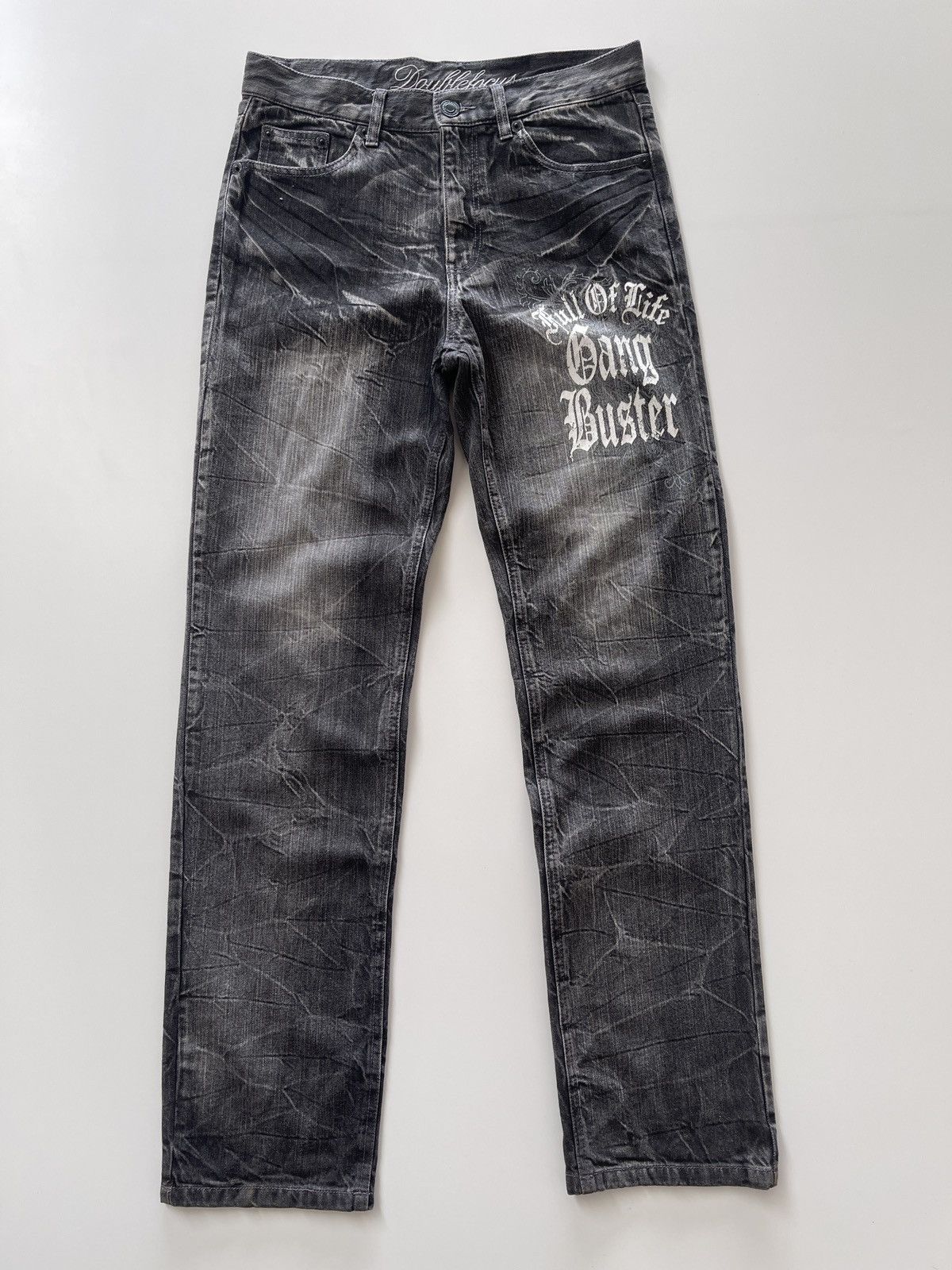 Japanese Brand Double Focus Streetfashion Rusty Denim Size US 31 - 9 Thumbnail