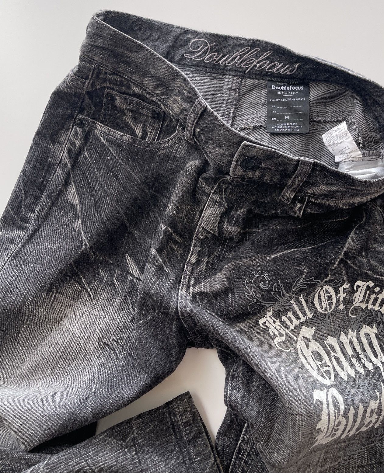 Japanese Brand Double Focus Streetfashion Rusty Denim Size US 31 - 10 Thumbnail