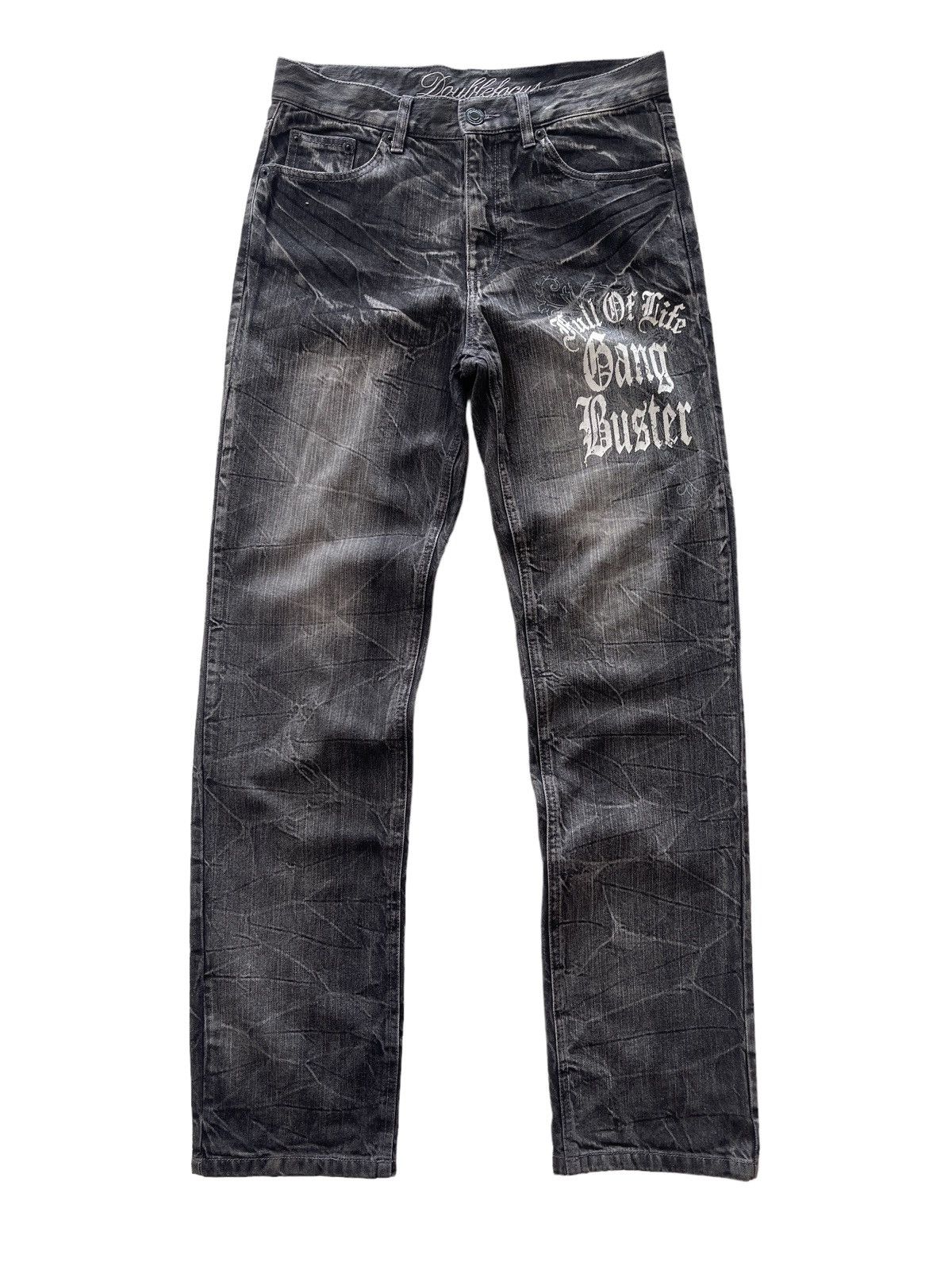 Japanese Brand Double Focus Streetfashion Rusty Denim Size US 31 - 1 Thumbnail