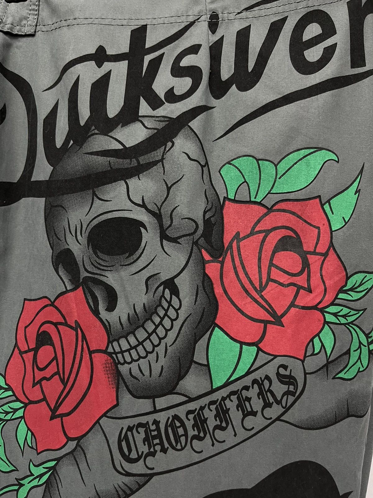 Quiksilver Vintage QUIKSILVER SKULL ROSE Surf Board-shorts Beach Shorts Size US 32 / EU 48 - 10 Thumbnail