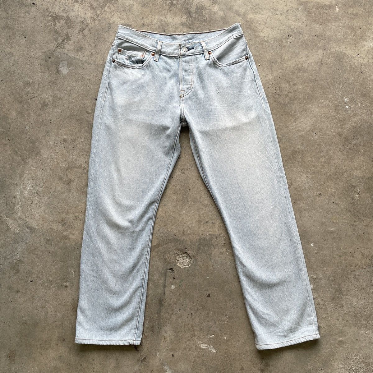 Levi's Vintage Levi’s 501 Jeans 28x26 Levi’s 501 Faded Denim Pants Size US 28 / EU 44 - 1 Thumbnail