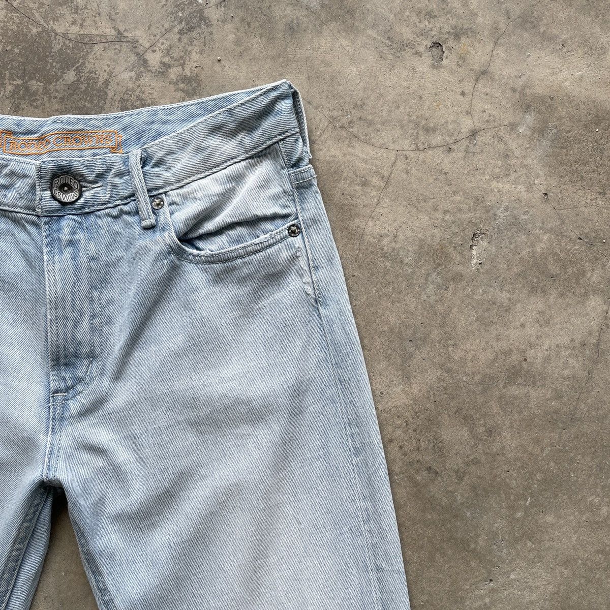 Vintage Vintage Rodeo Crown Jeans 28x28.5 Rodeo Crown Denim Pants Size US 28 / EU 44 - 4 Thumbnail