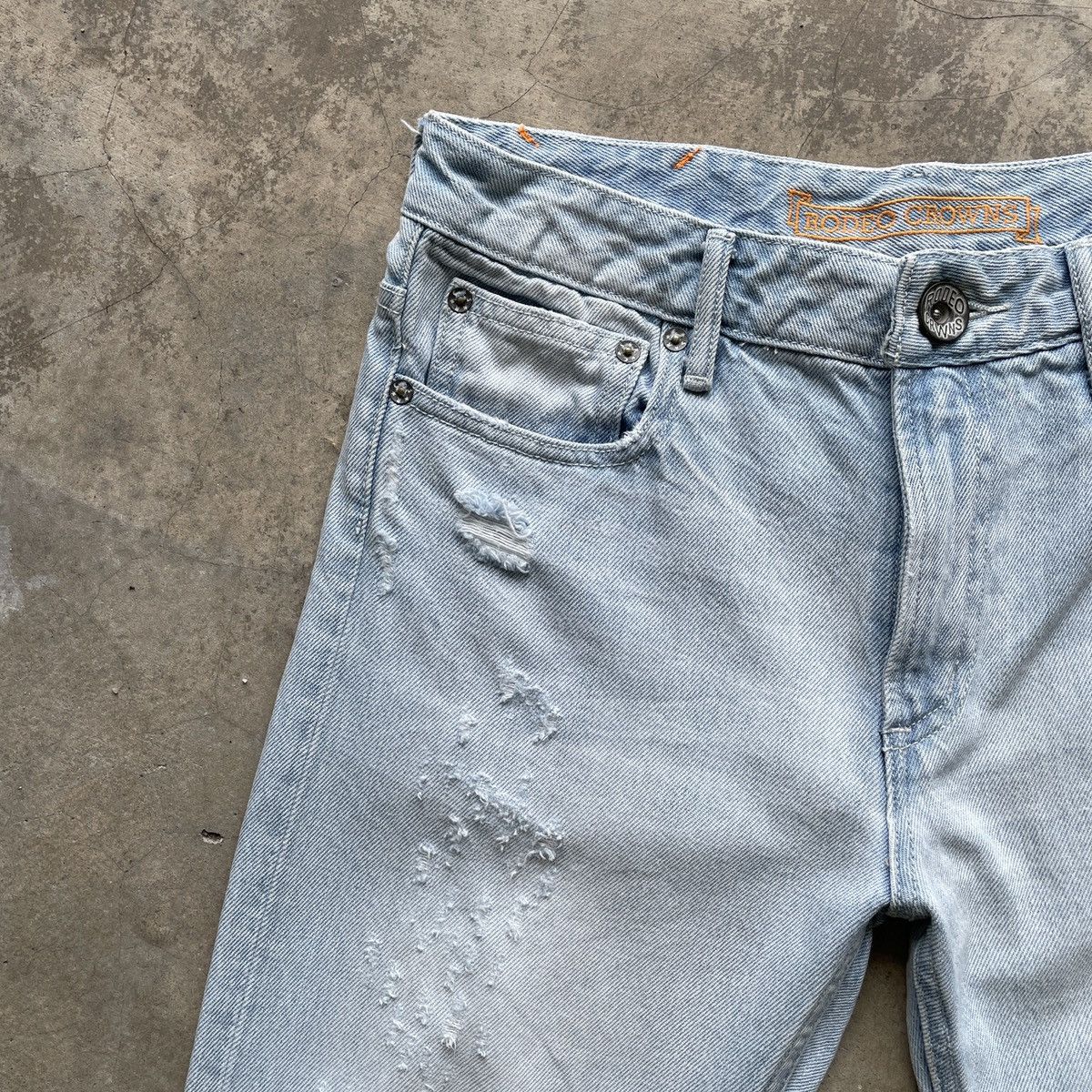Vintage Vintage Rodeo Crown Jeans 28x28.5 Rodeo Crown Denim Pants Size US 28 / EU 44 - 3 Thumbnail