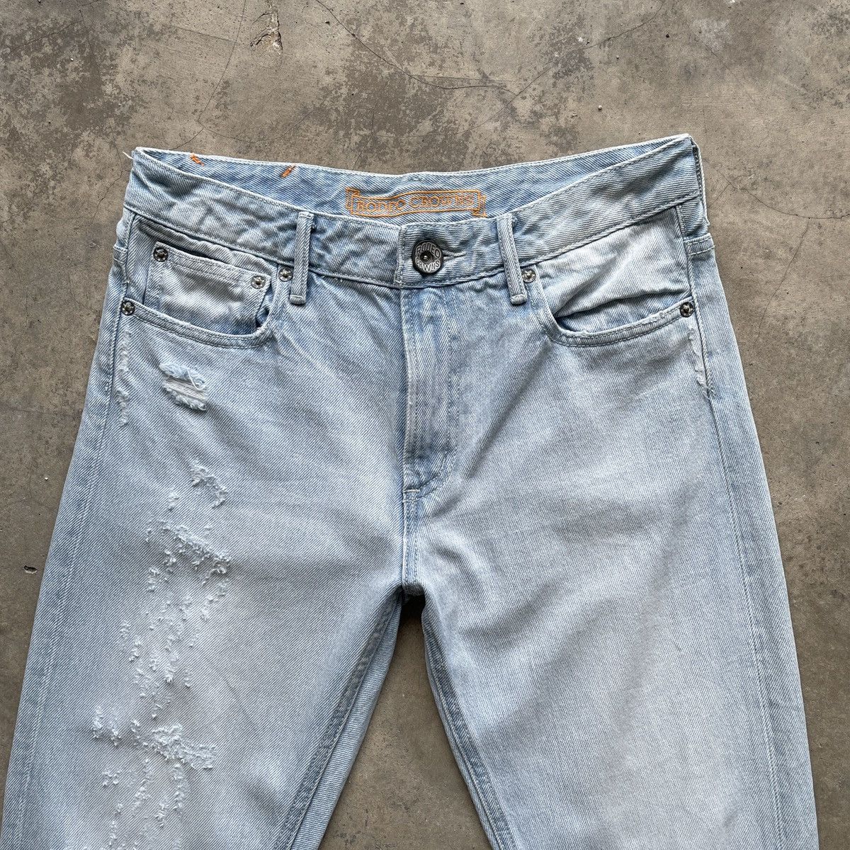 Vintage Vintage Rodeo Crown Jeans 28x28.5 Rodeo Crown Denim Pants Size US 28 / EU 44 - 2 Thumbnail