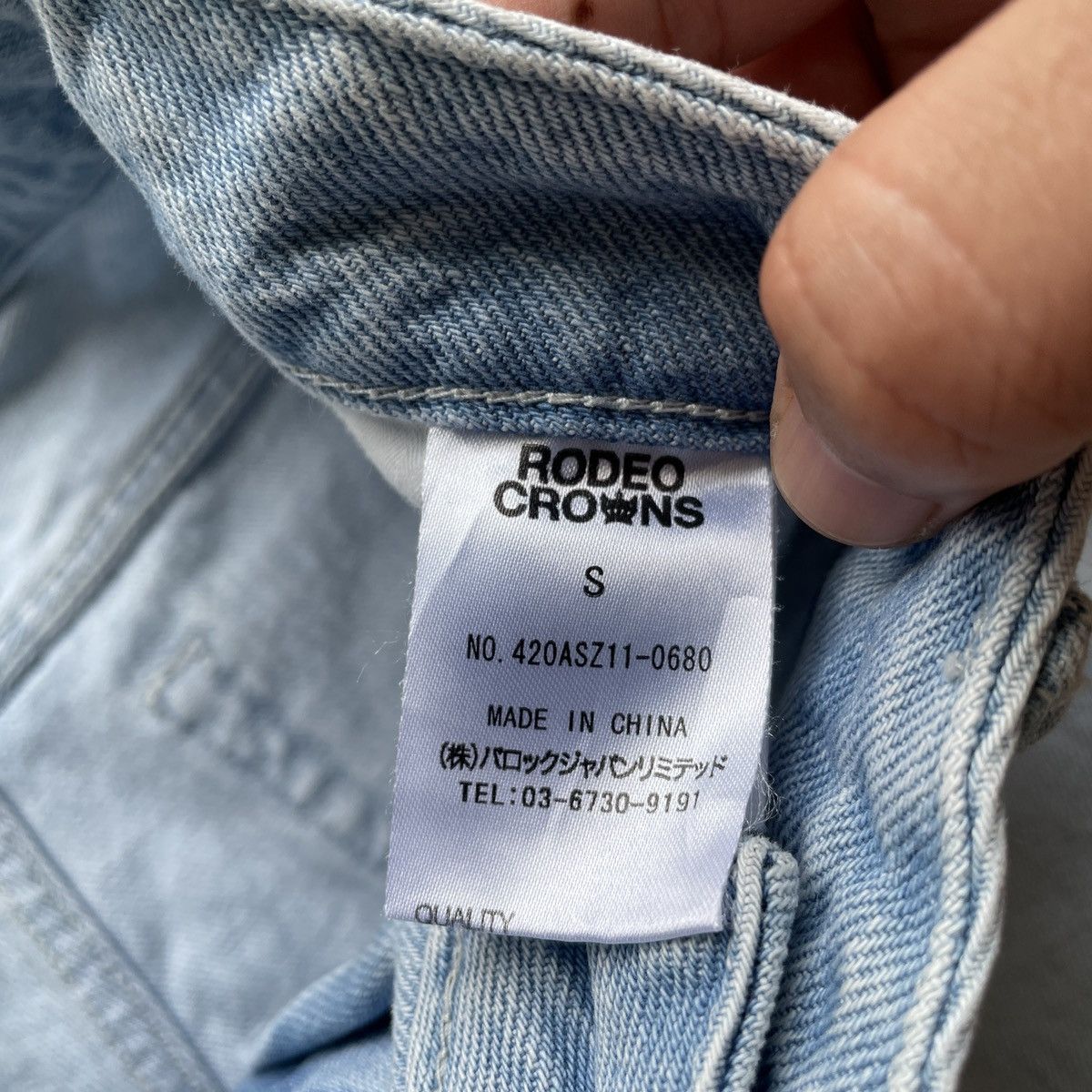 Vintage Vintage Rodeo Crown Jeans 28x28.5 Rodeo Crown Denim Pants Size US 28 / EU 44 - 7 Thumbnail