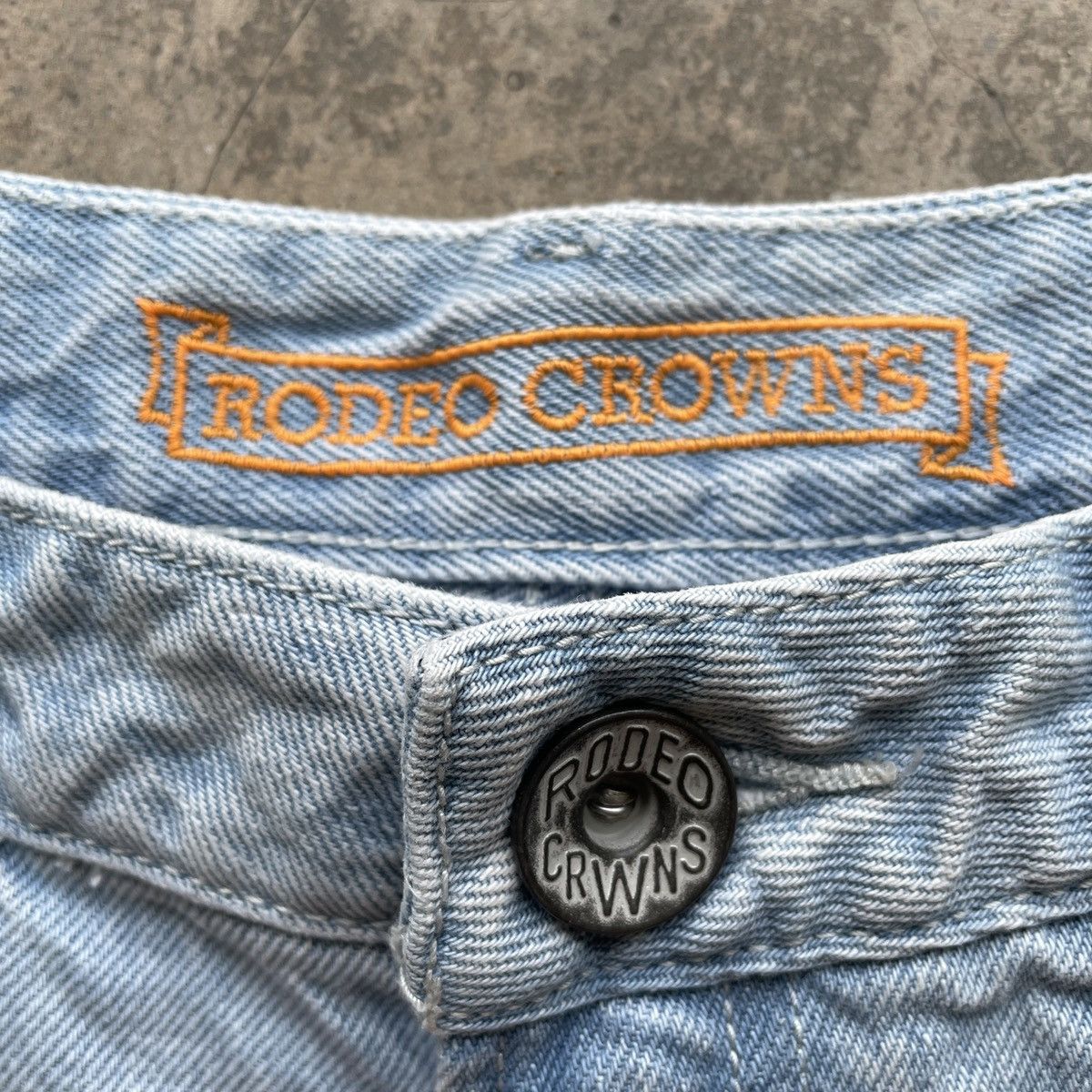 Vintage Vintage Rodeo Crown Jeans 28x28.5 Rodeo Crown Denim Pants Size US 28 / EU 44 - 6 Thumbnail