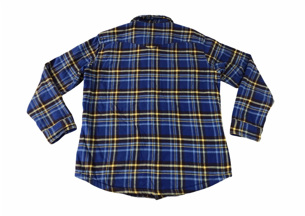 Flannel Japanese Brand Wool Padded Jacket Sherpa Inner Button Down Size US L / EU 52-54 / 3 - 2 Thumbnail