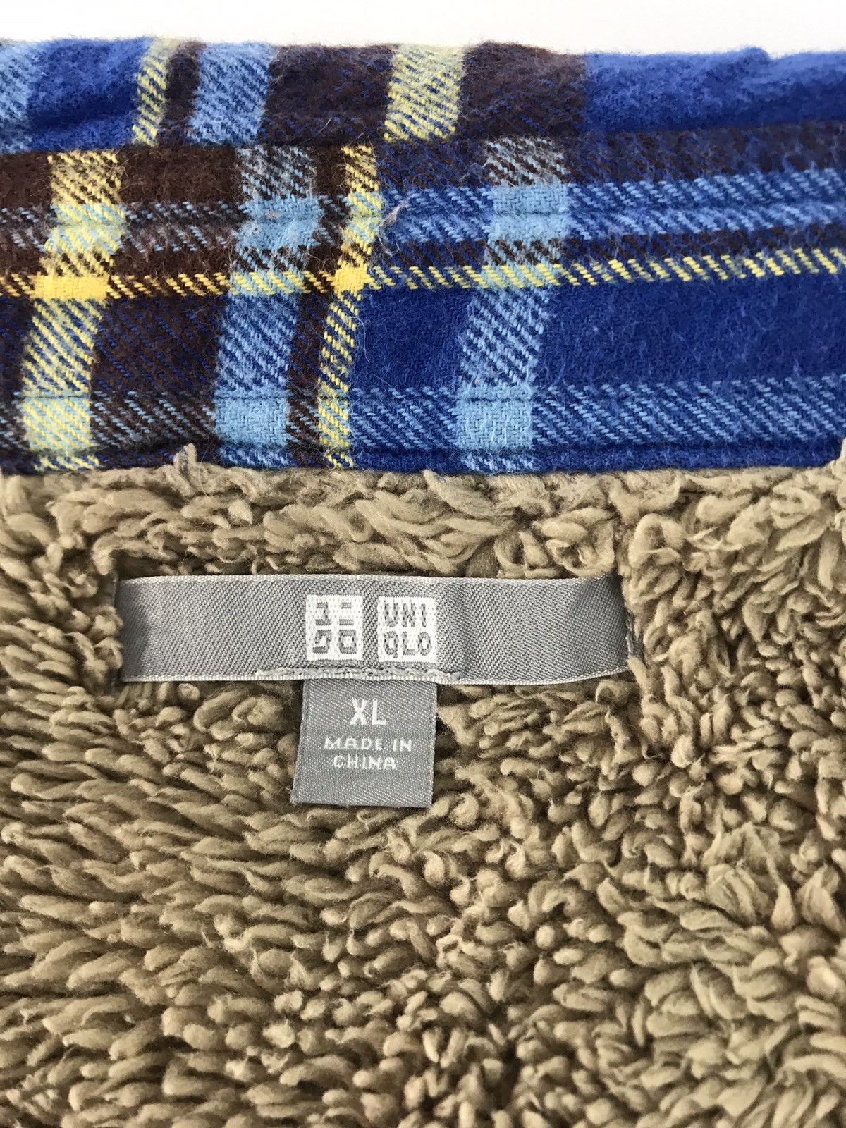 Flannel Japanese Brand Wool Padded Jacket Sherpa Inner Button Down Size US L / EU 52-54 / 3 - 6 Thumbnail