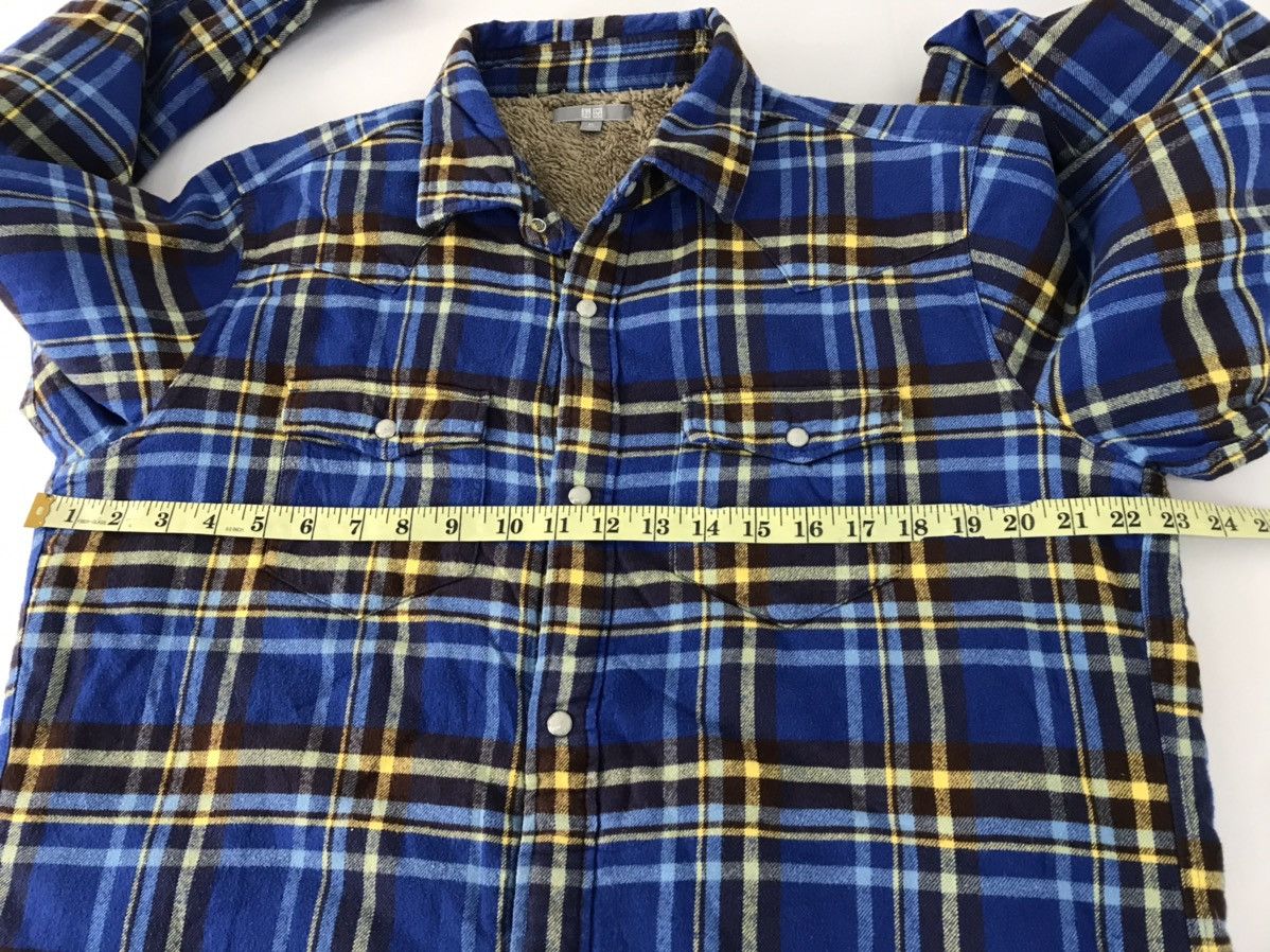 Flannel Japanese Brand Wool Padded Jacket Sherpa Inner Button Down Size US L / EU 52-54 / 3 - 9 Thumbnail