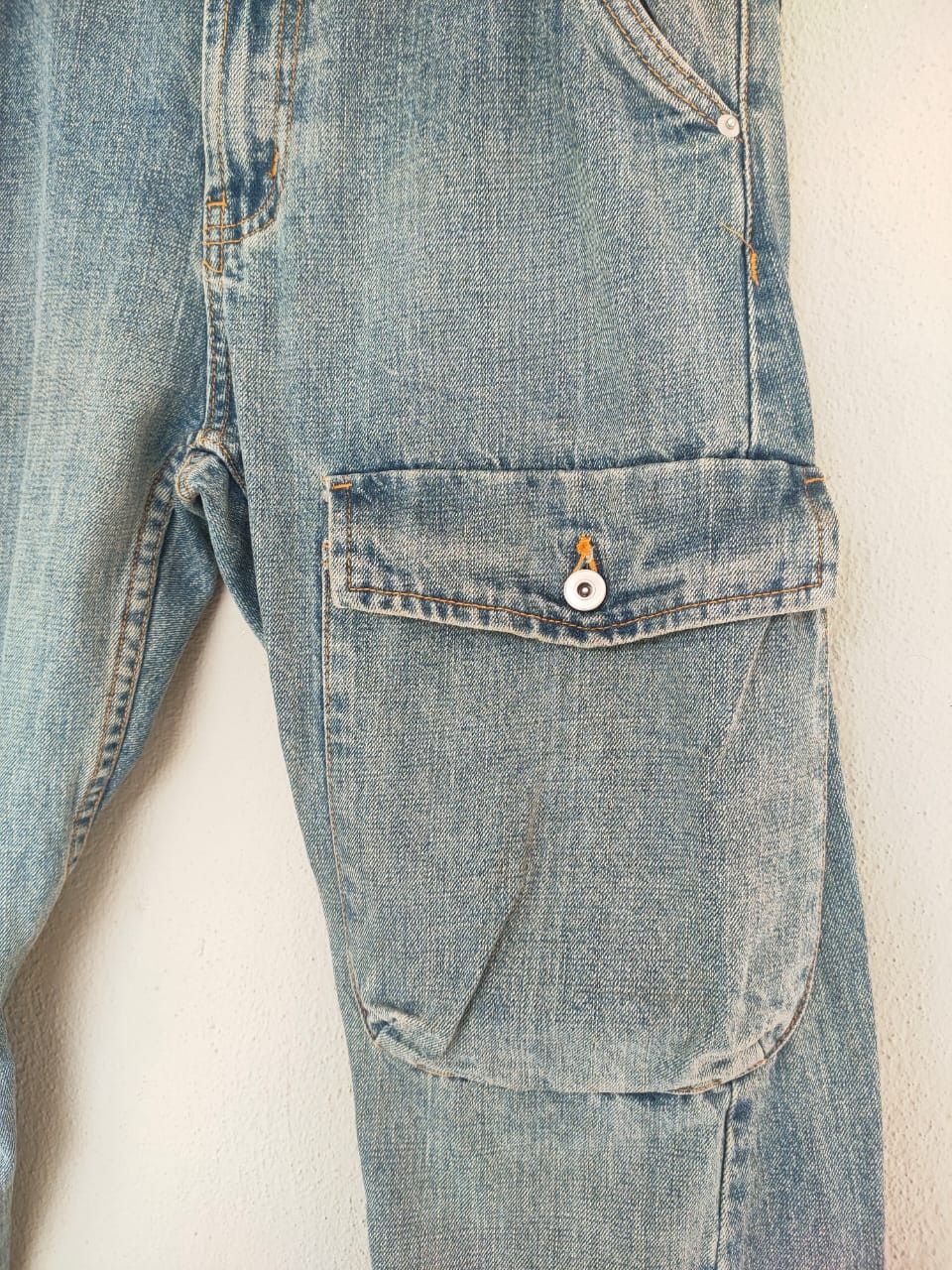 Japanese Brand Carenna cargo Front Pocket Denim Size US 33 - 3 Thumbnail