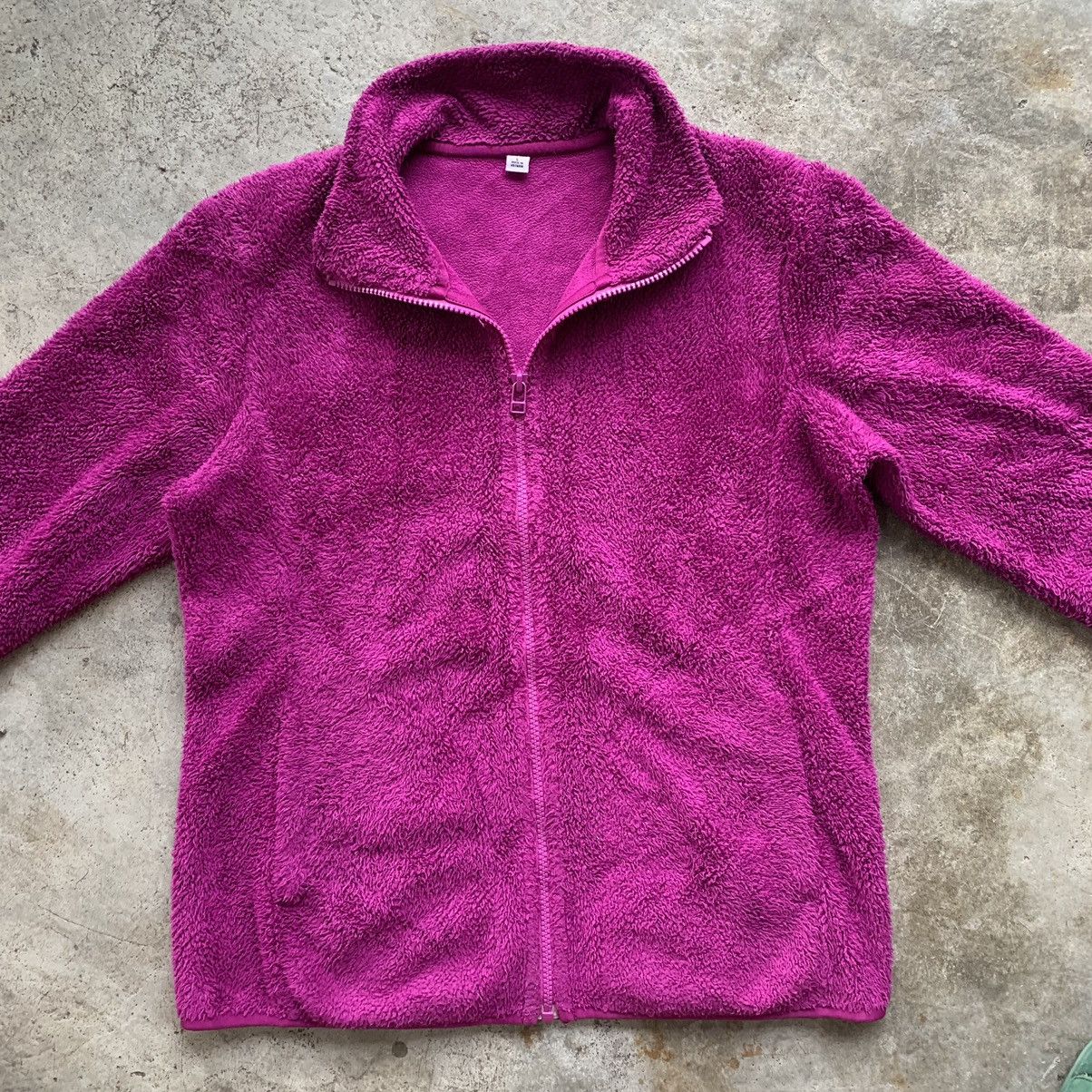 Japanese Brand Uniqlo purple fleece light jacket Size L / US 10 / IT 46 - 5 Thumbnail