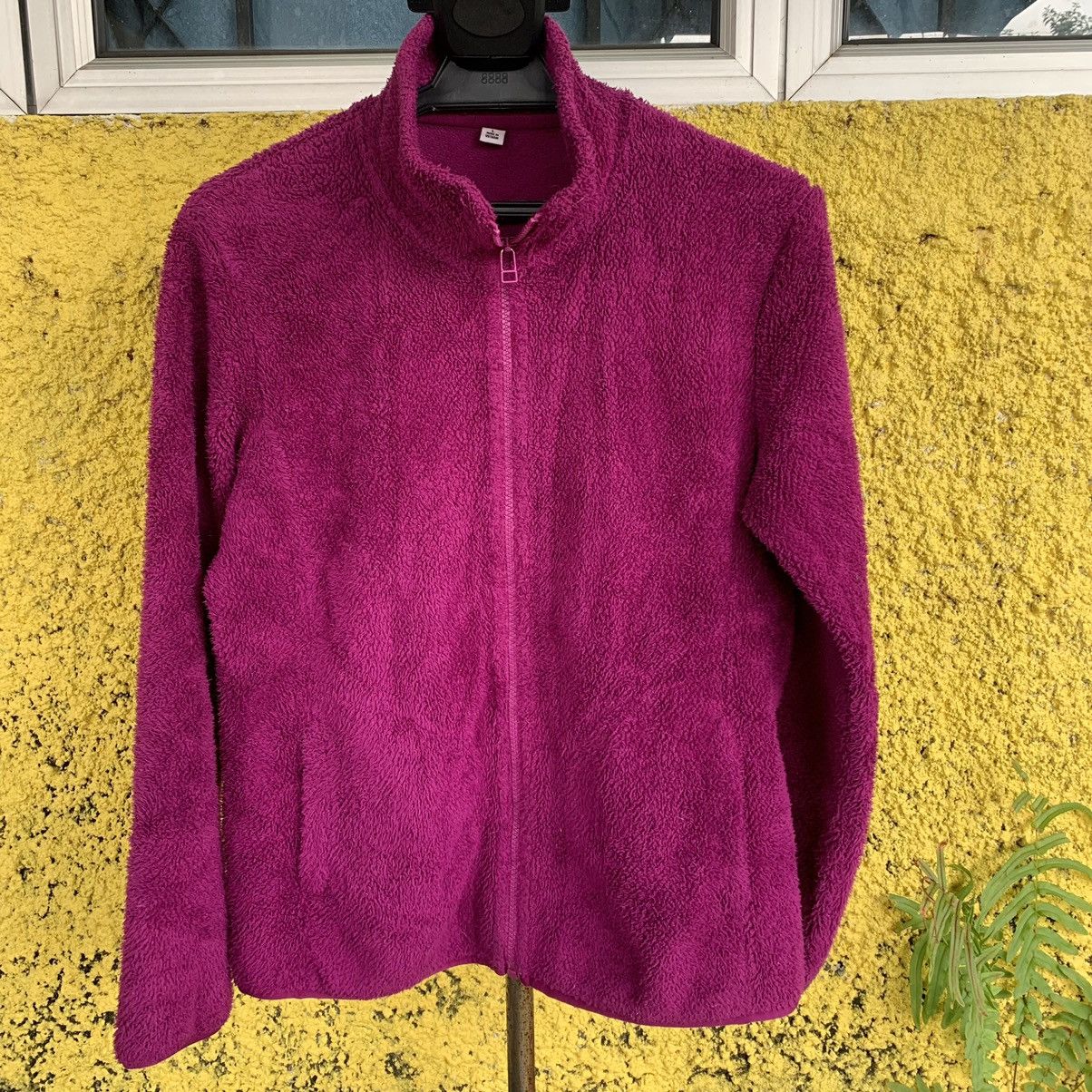 Japanese Brand Uniqlo purple fleece light jacket Size L / US 10 / IT 46 - 3 Thumbnail