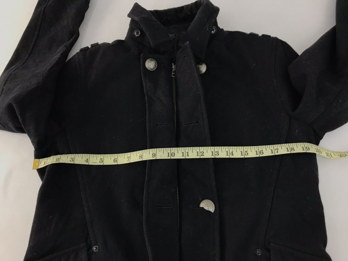 Japanese Brand × PPFM PPFM Biker Rider Punk Zip Up Short Pea Coat Jacket R183j Size M / US 6-8 / IT 42-44 - 9 Thumbnail