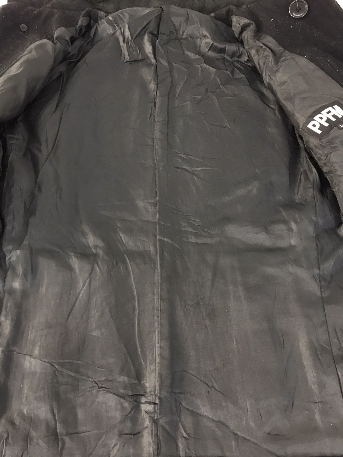 Japanese Brand × PPFM PPFM Biker Rider Punk Zip Up Short Pea Coat Jacket R183j Size M / US 6-8 / IT 42-44 - 3 Thumbnail