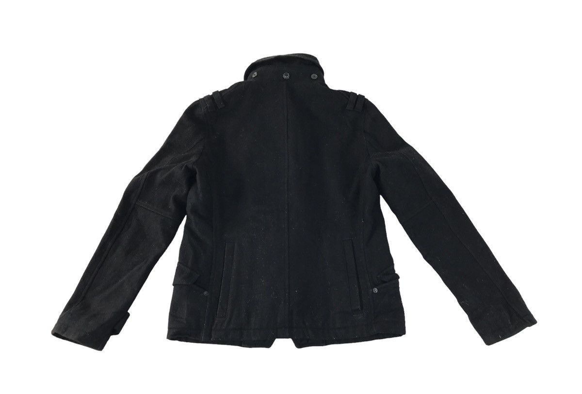 Japanese Brand × PPFM PPFM Biker Rider Punk Zip Up Short Pea Coat Jacket R183j Size M / US 6-8 / IT 42-44 - 8 Thumbnail