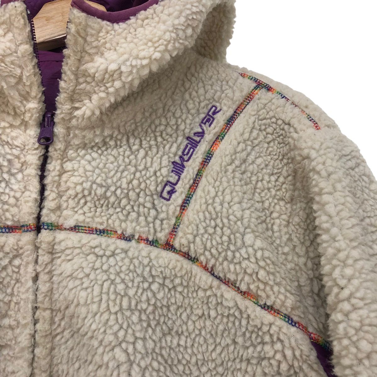 Quiksilver 🔥Vintage Quilksilver Deep Pile Reversible Hybrid Jacket Size US M / EU 48-50 / 2 - 4 Thumbnail