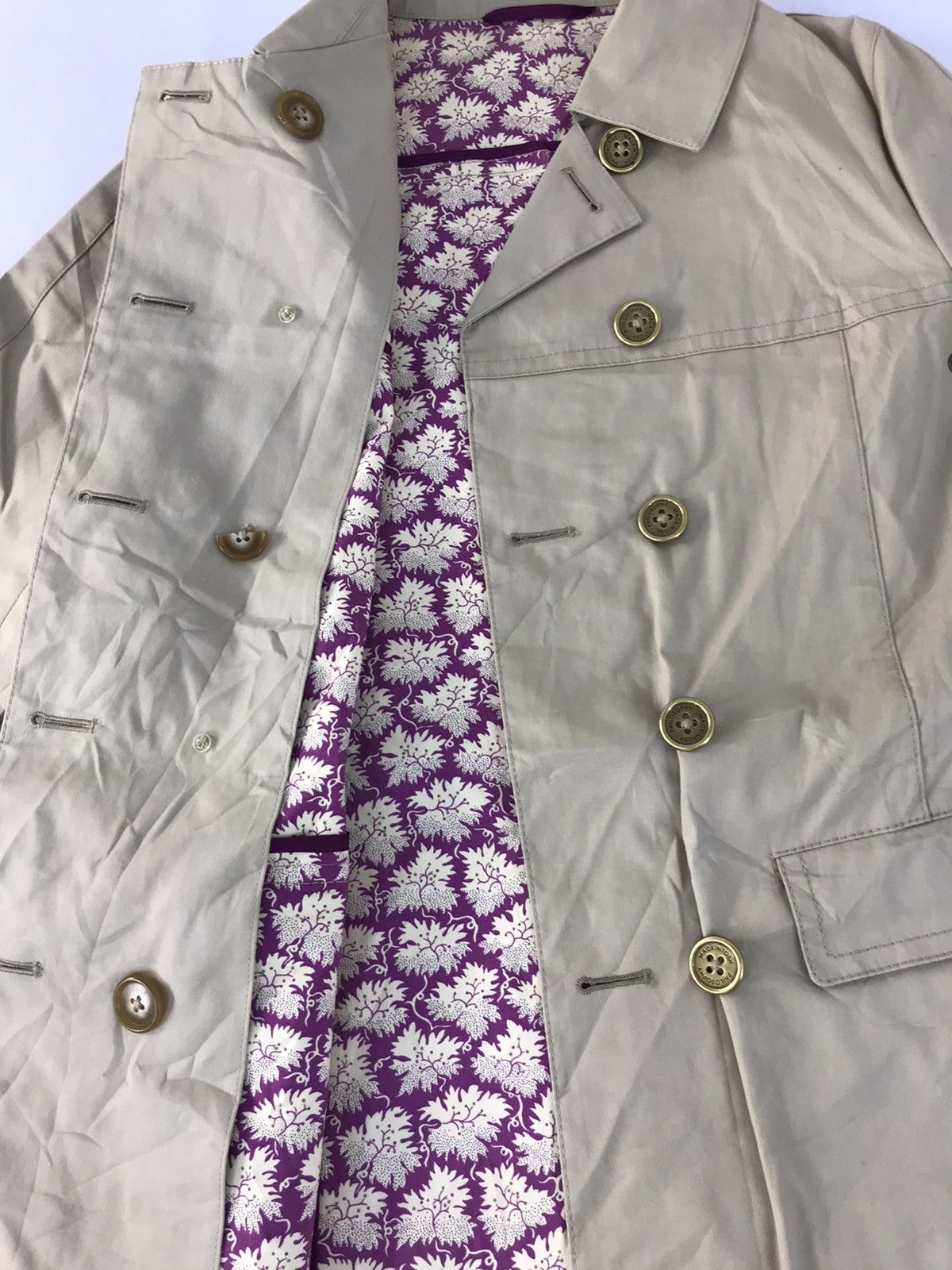 Designer × Mackintosh Mackintosh Philosophy Trench Coat Peacoat Double Breasted Size XS / US 0-2 / IT 36-38 - 5 Thumbnail