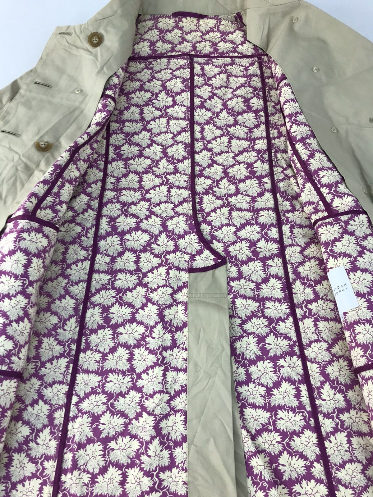 Designer × Mackintosh Mackintosh Philosophy Trench Coat Peacoat Double Breasted Size XS / US 0-2 / IT 36-38 - 6 Thumbnail