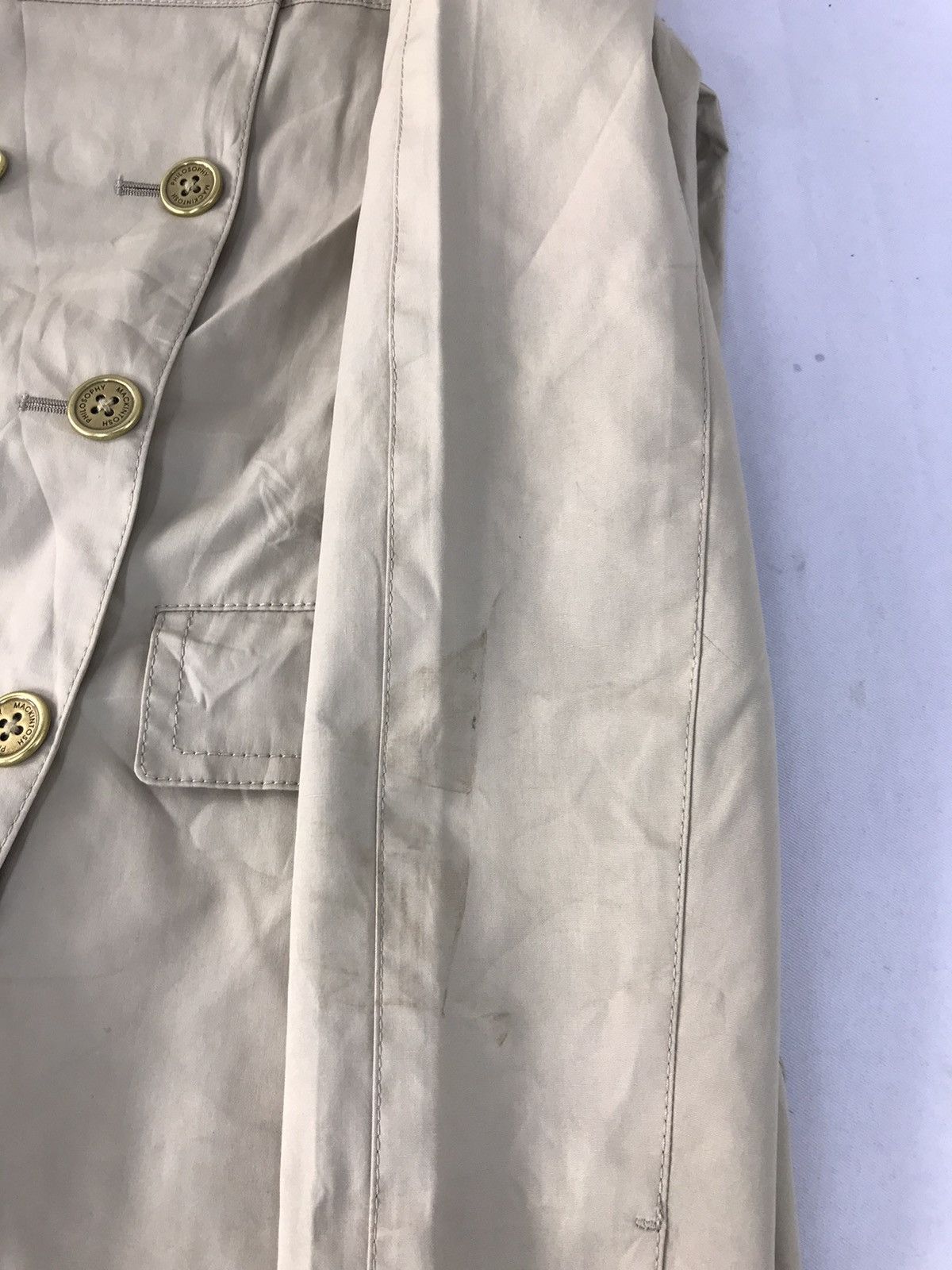 Designer × Mackintosh Mackintosh Philosophy Trench Coat Peacoat Double Breasted Size XS / US 0-2 / IT 36-38 - 13 Thumbnail