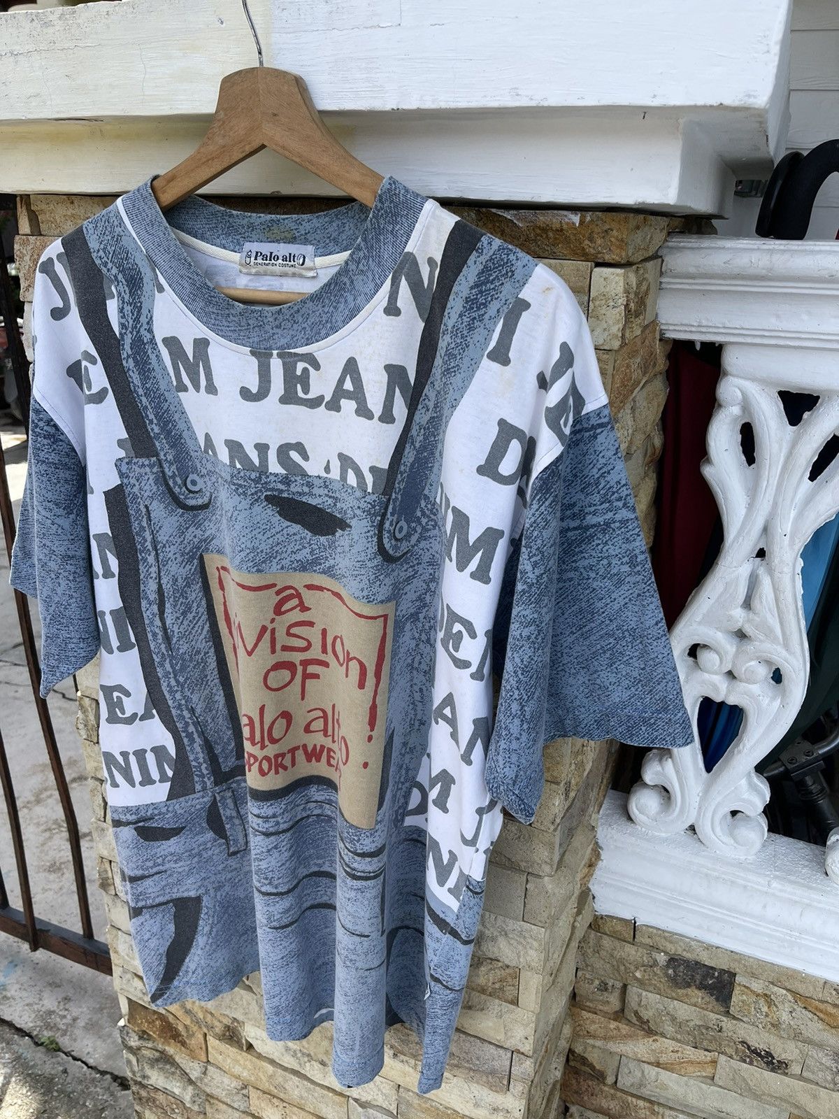 Other Rare🔥Vintage Palo Alt Overprint Tshirt Size US XL / EU 56 / 4 - 3 Thumbnail