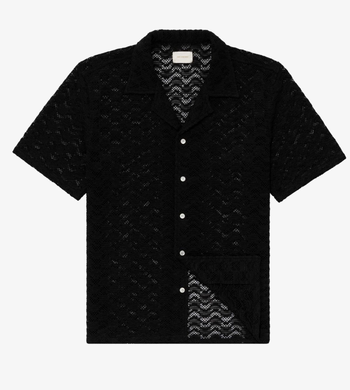 image of New Aime Leon Dore Ald / Rico Shirt Size Jet Black Large, Men's