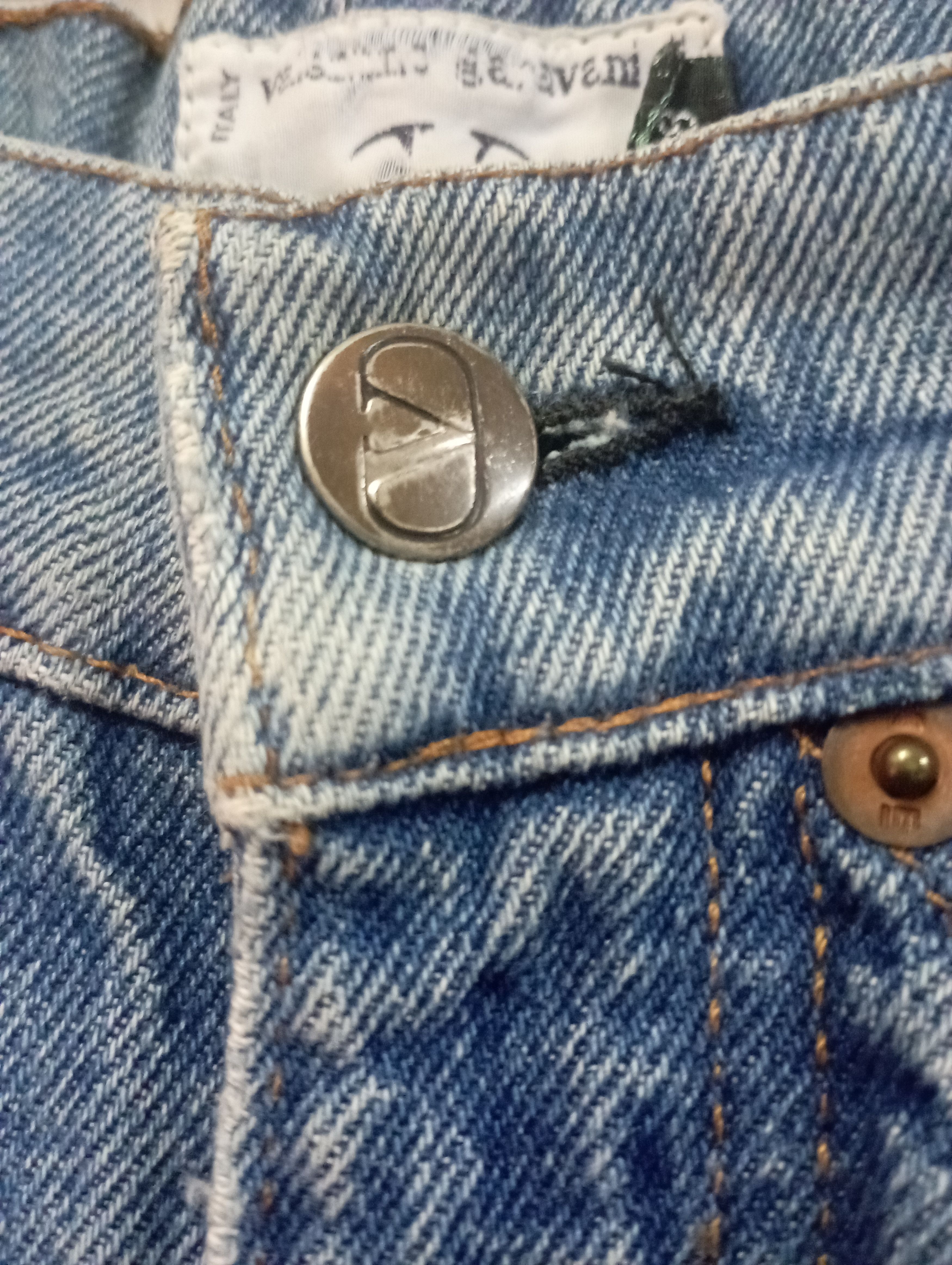 Valentino Made In Italy Valentino Garavani Jeans Luxury Designer Size US 26 / EU 42 - 9 Thumbnail