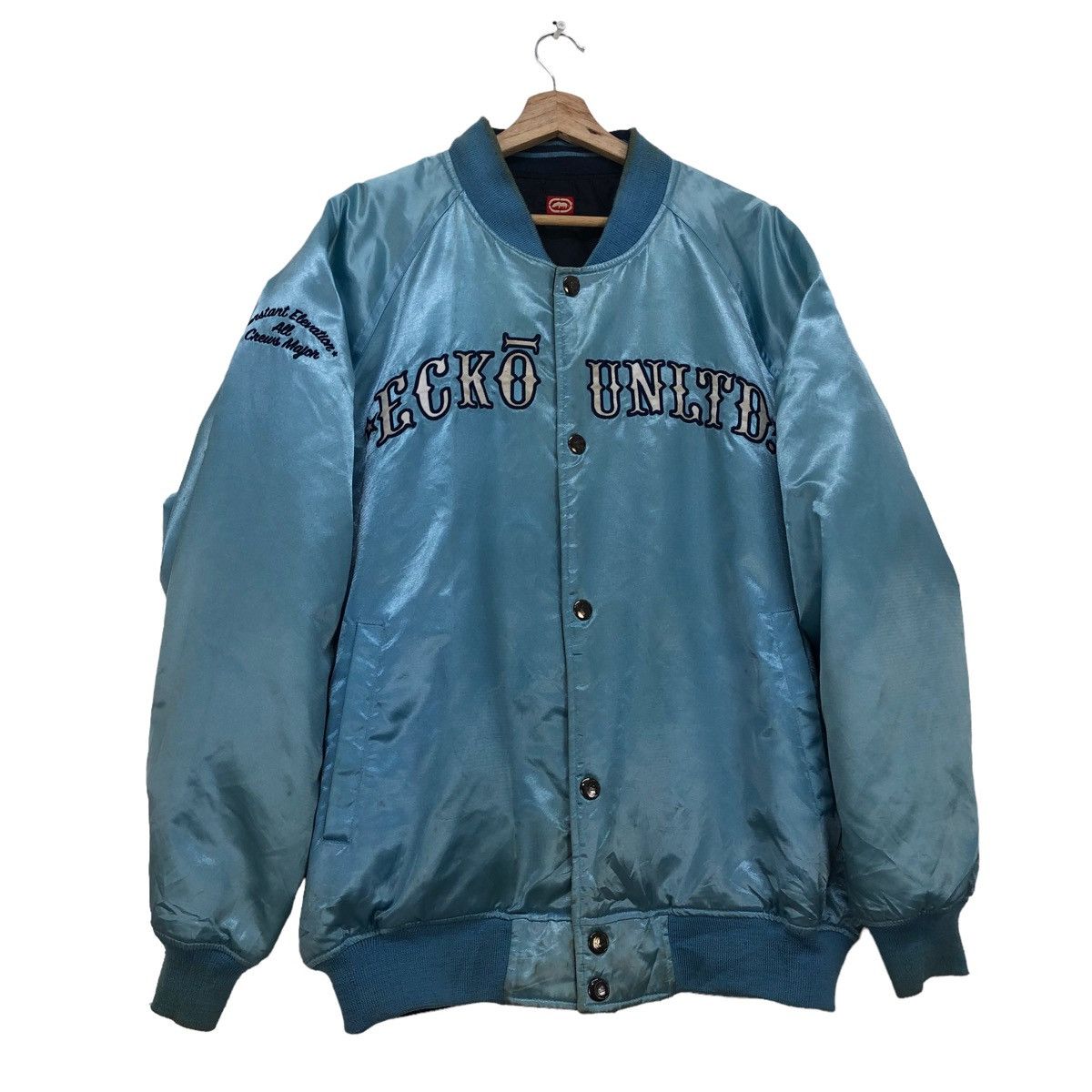 Ecko Unltd. Vintage Ecko Unltd Reversible Bomber Jacket Size US L / EU 52-54 / 3 - 6 Thumbnail