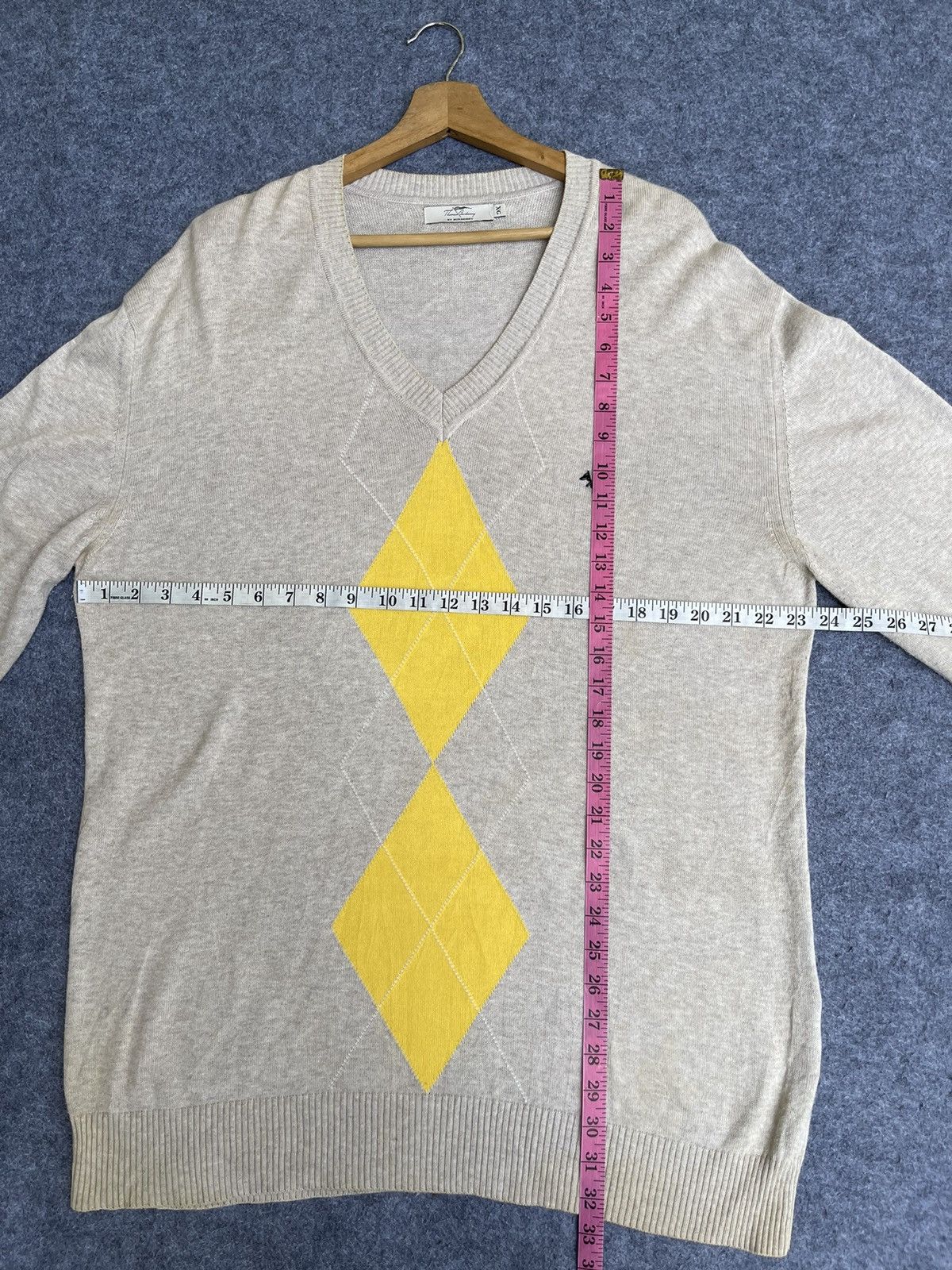 Aran Isles Knitwear × Burberry × Vintage Last Drop🔥Rare🔥THOMAS BURBERRY Sweet Knit Shirt Size US XL / EU 56 / 4 - 14 Thumbnail