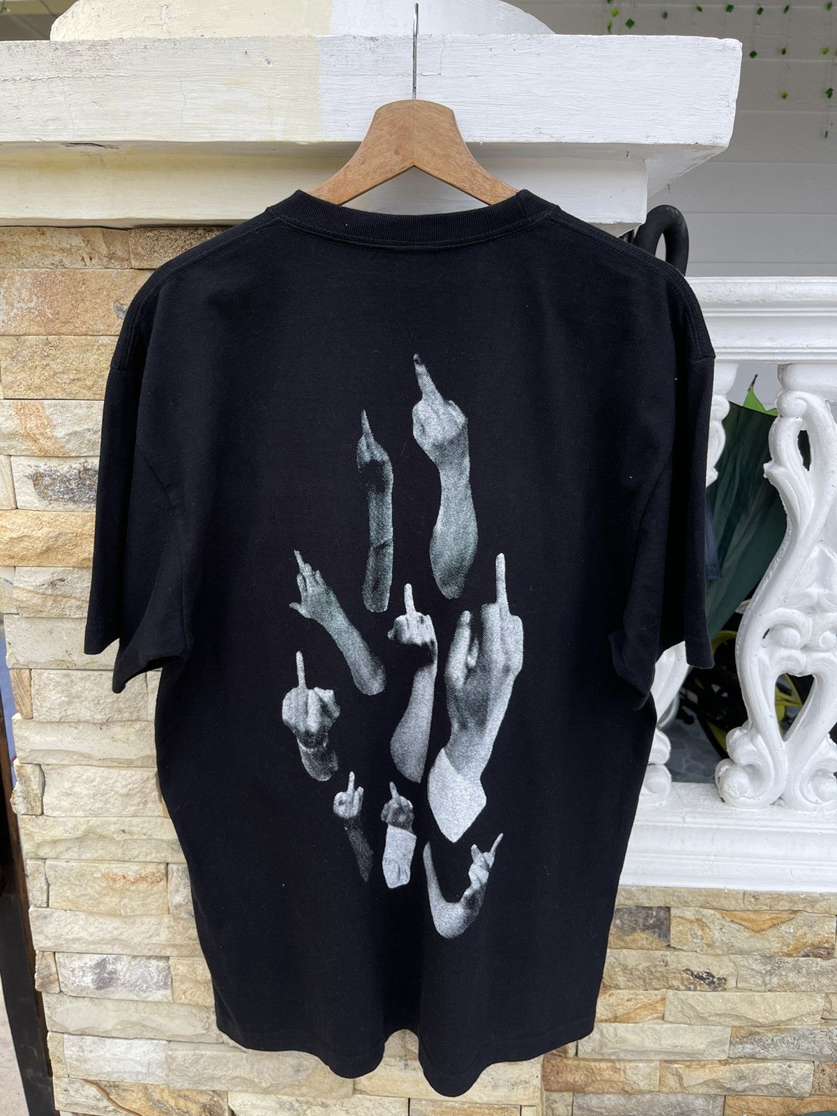 A$AP Rocky × Vintage Asap Rocky Fuck You Hands Tee | Grailed