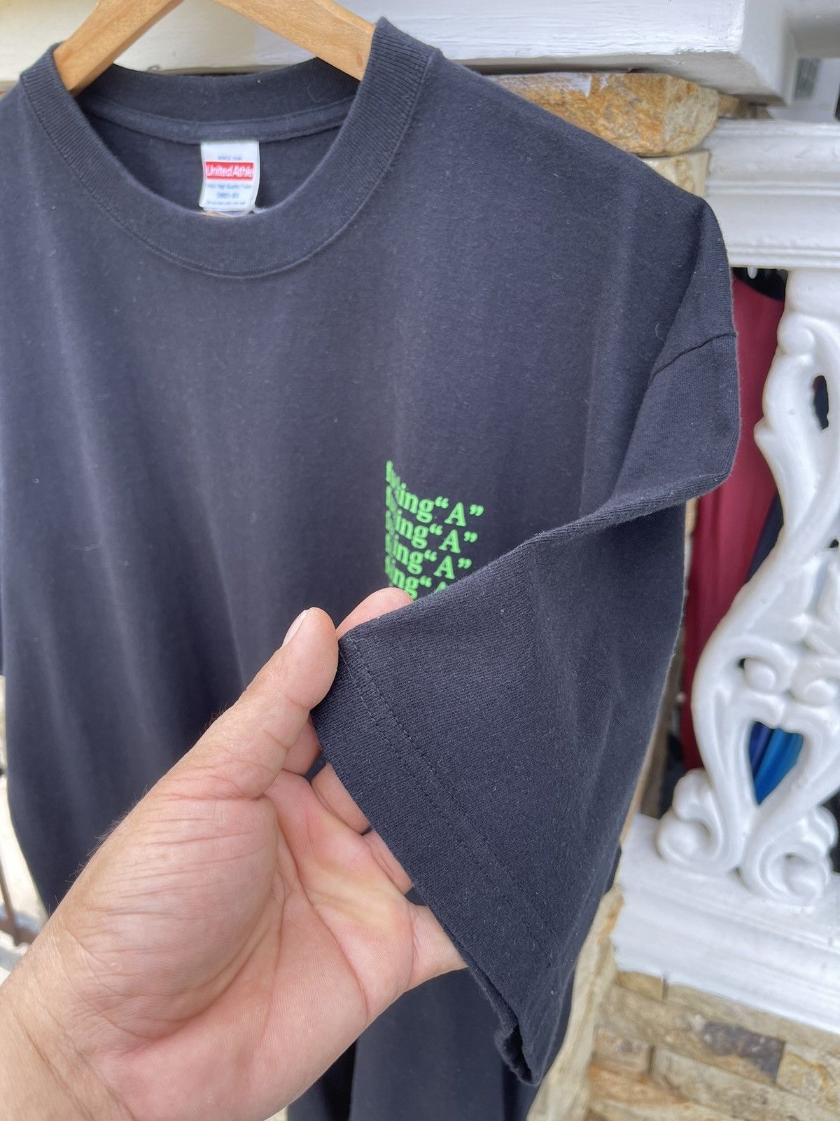A$AP Rocky Rare🔥Vtg FUCK YOU Hand Sign Finger TShirt Wore by Asap Rocky Size US XL / EU 56 / 4 - 7 Thumbnail